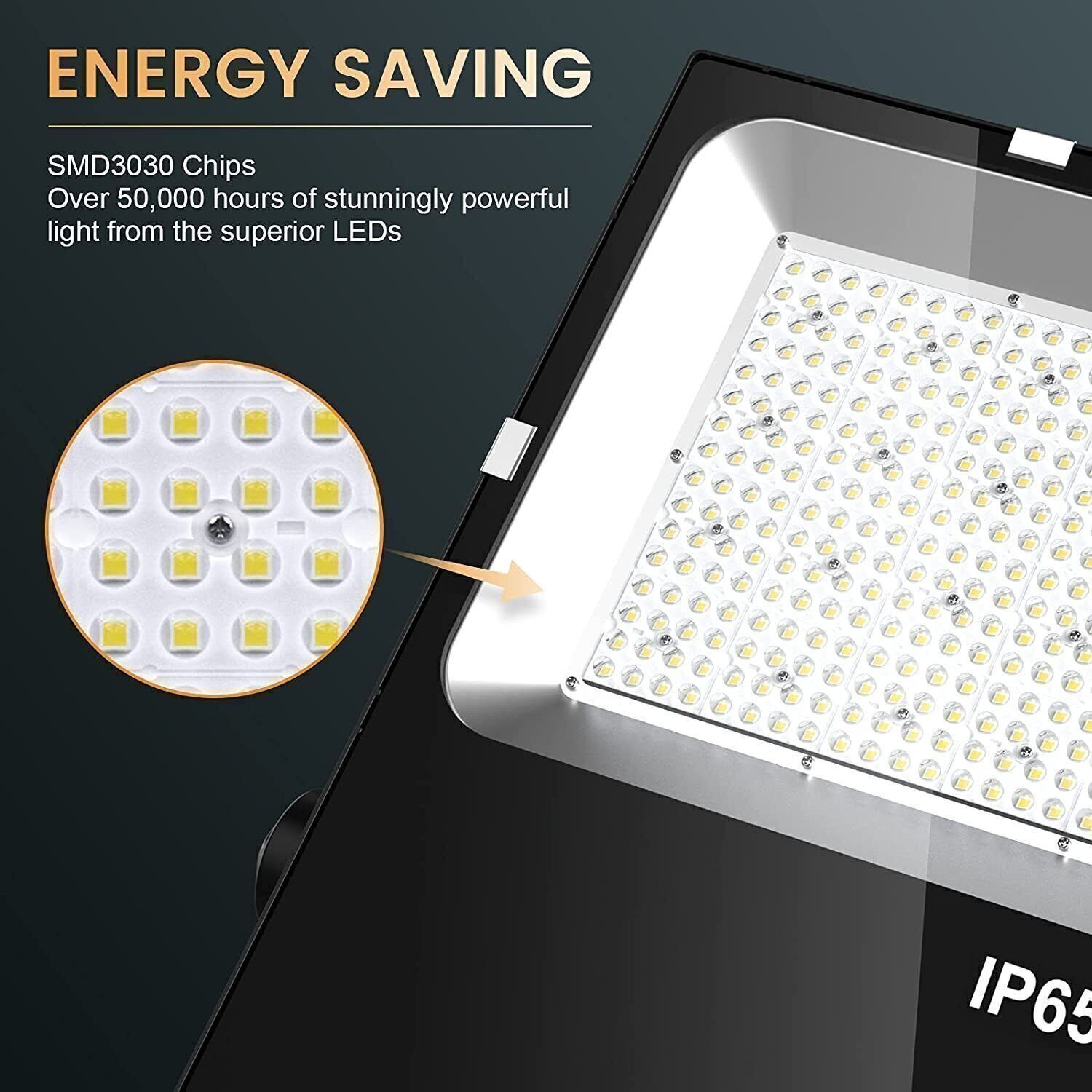 240W LED Flood Light Outdoor Yard Garden Security Area Spotlight Lighting 5000K