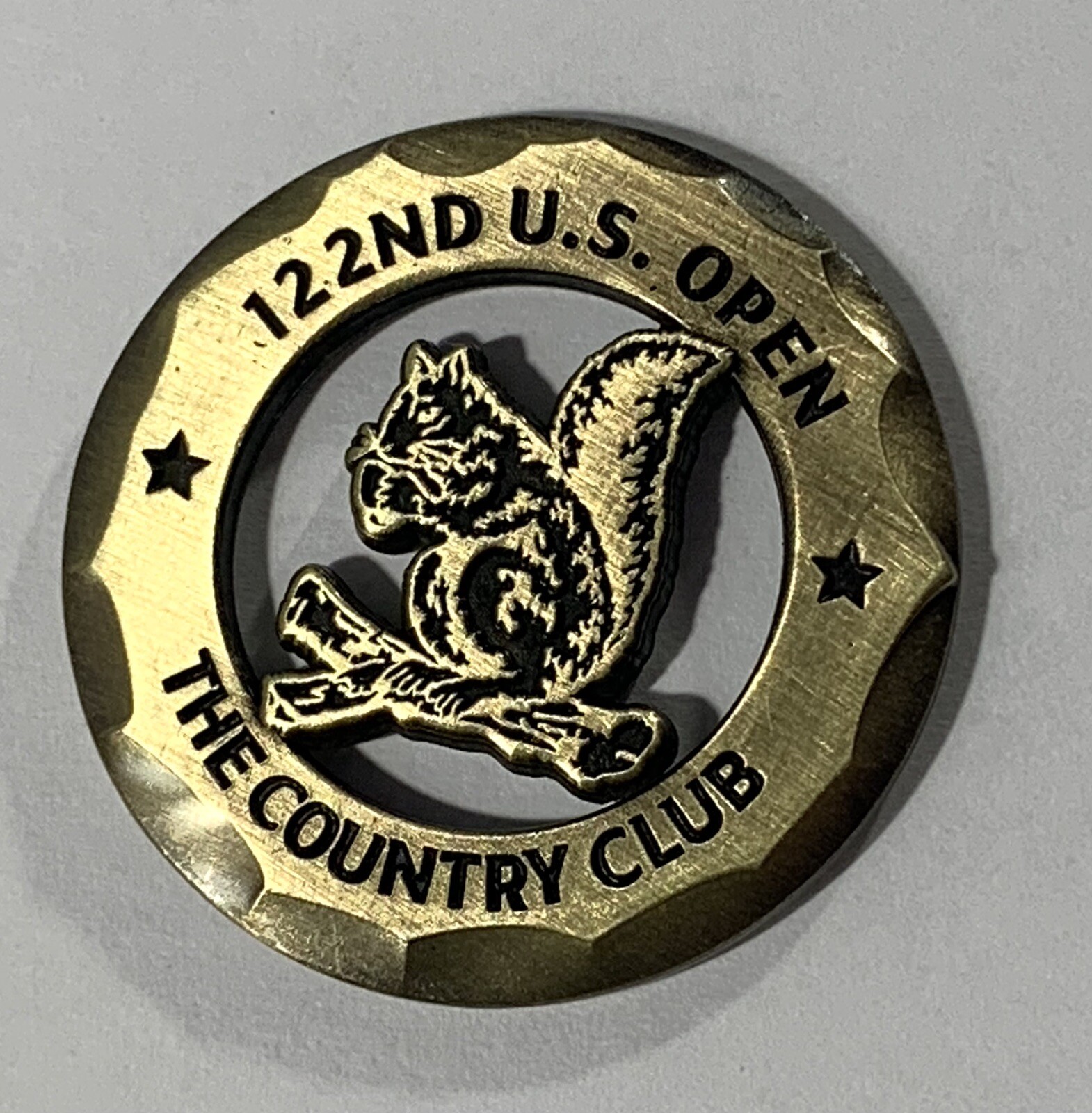 2022 U.S. open golf Coin the country club cutaway logo pga new