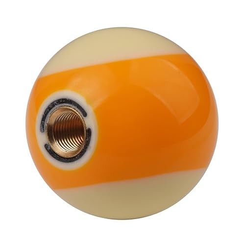 Pool Ball Shift Gear Knob Gear Shift Knobs Round Billiard Ball Shifting Gold 9