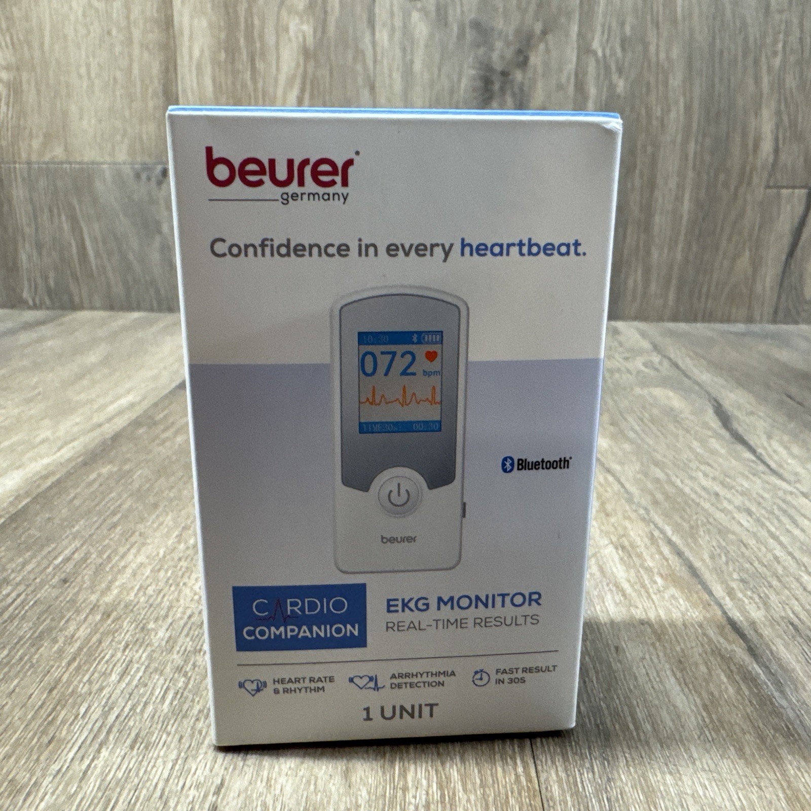 Beurer Cardio Companion 3-Lead Portable EKG Machine Monitor ME75 Bluetooth