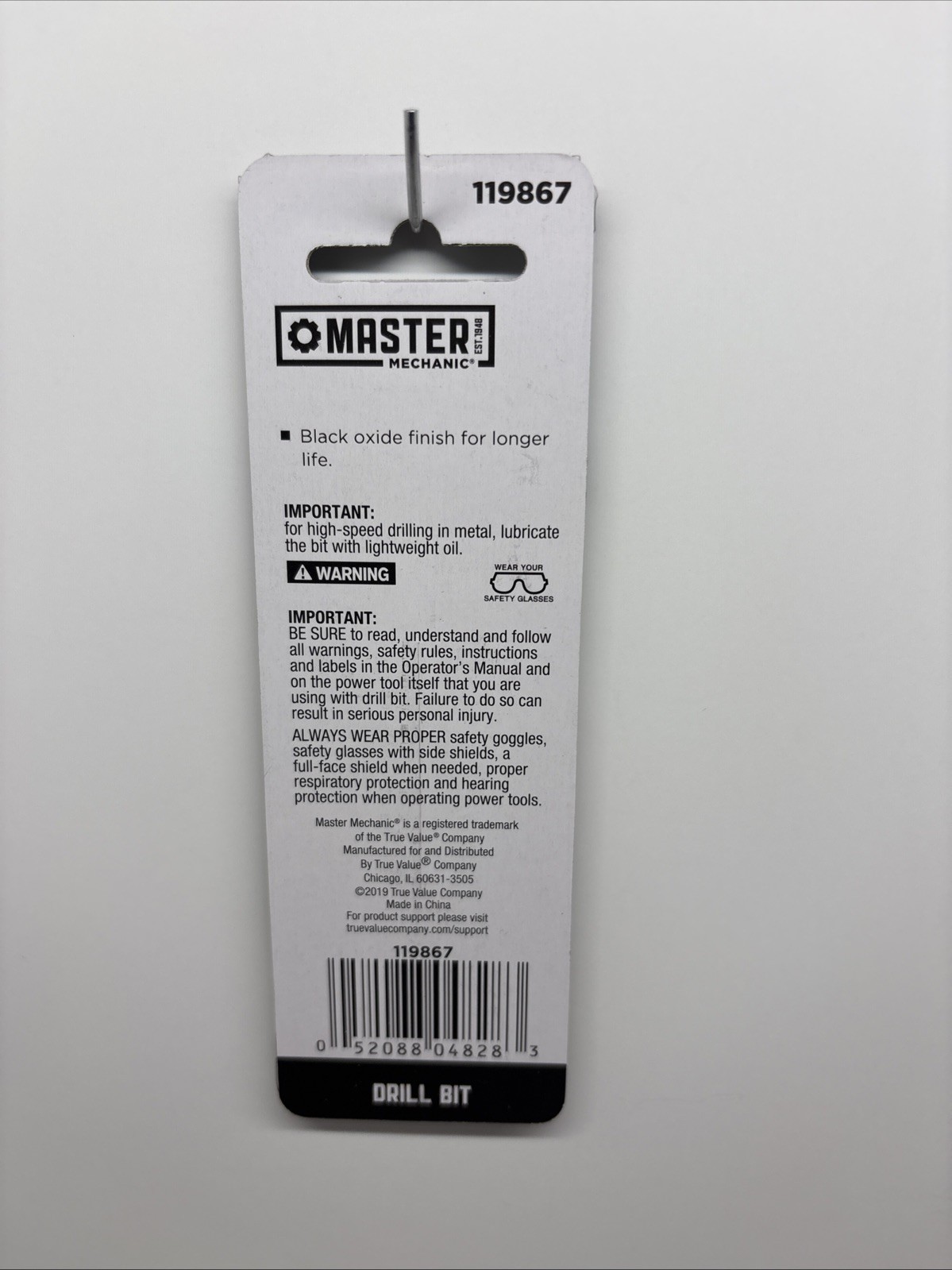 Black Oxide Drill Bits, 5/64 x 2 In., 2-Pk. - 119867