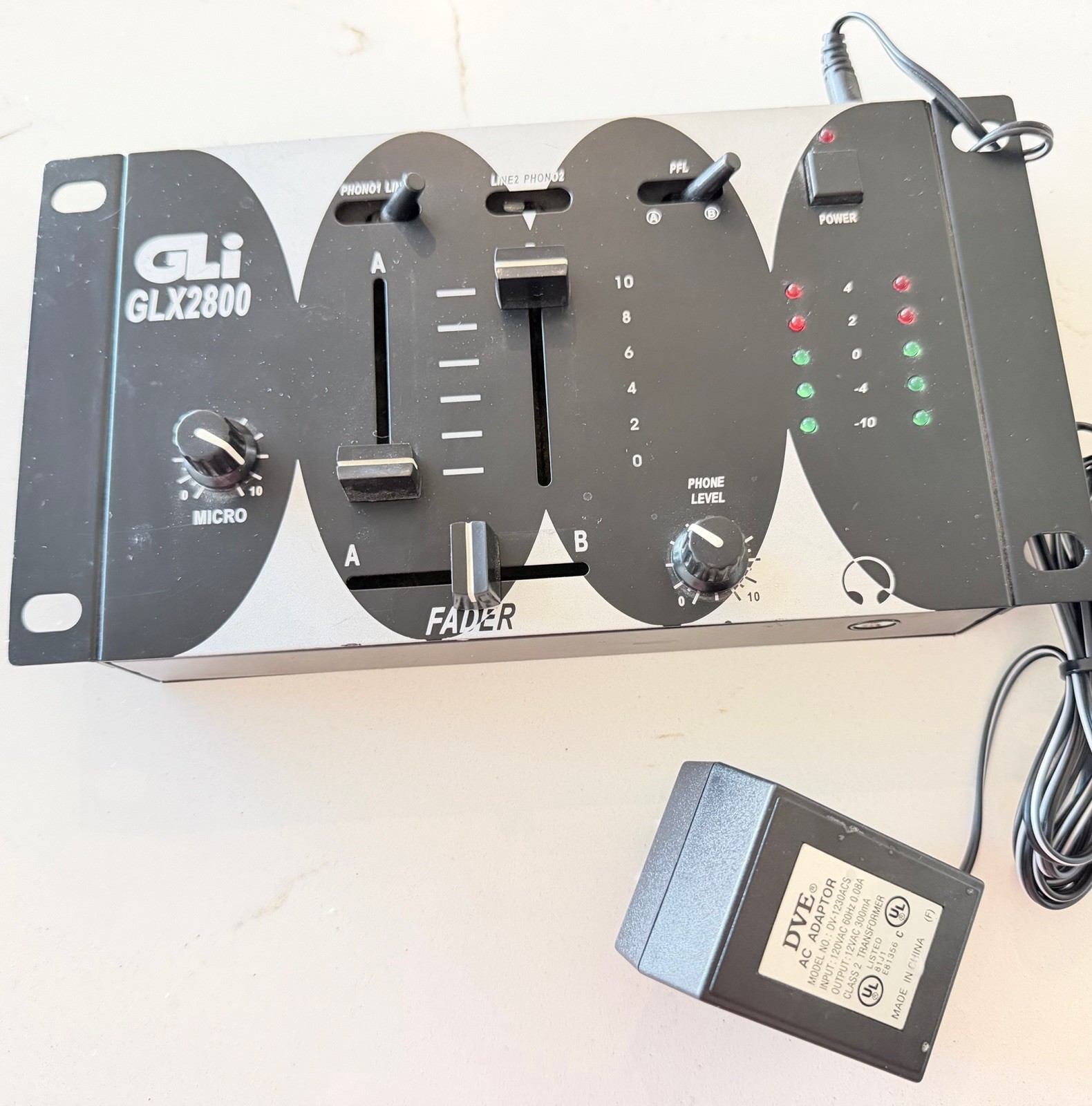GLI GLX2800 Audio DJ Mixer