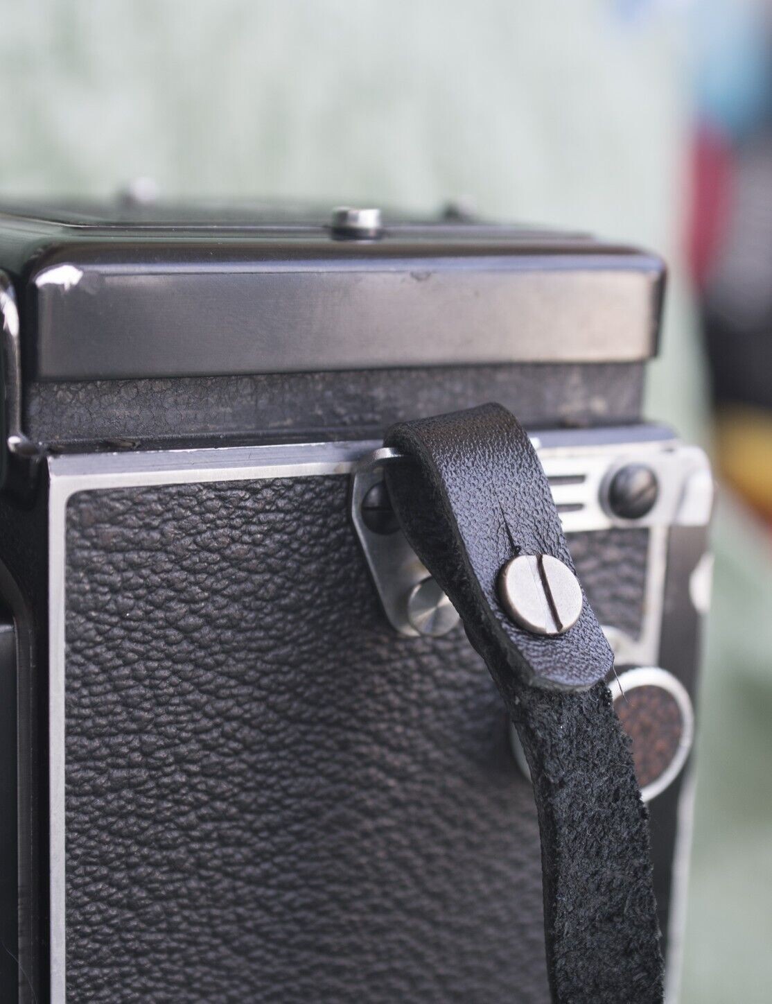 Soft Genuine Leather Neck Shoulder Strap