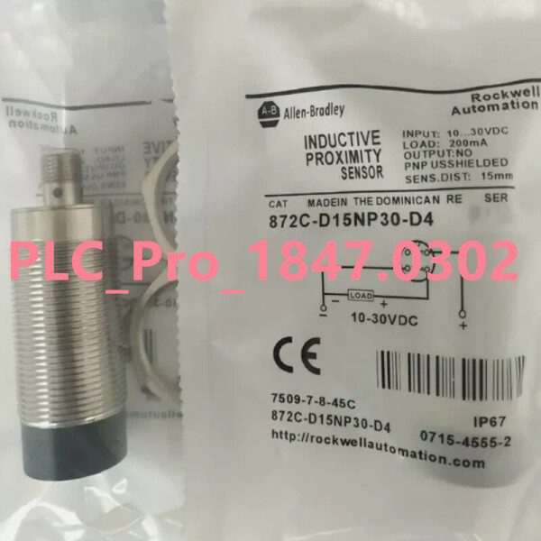 1PCS NEW For Allen Bradley 872C-D15NP30-D4 Inductive Proximity Sensor Switch