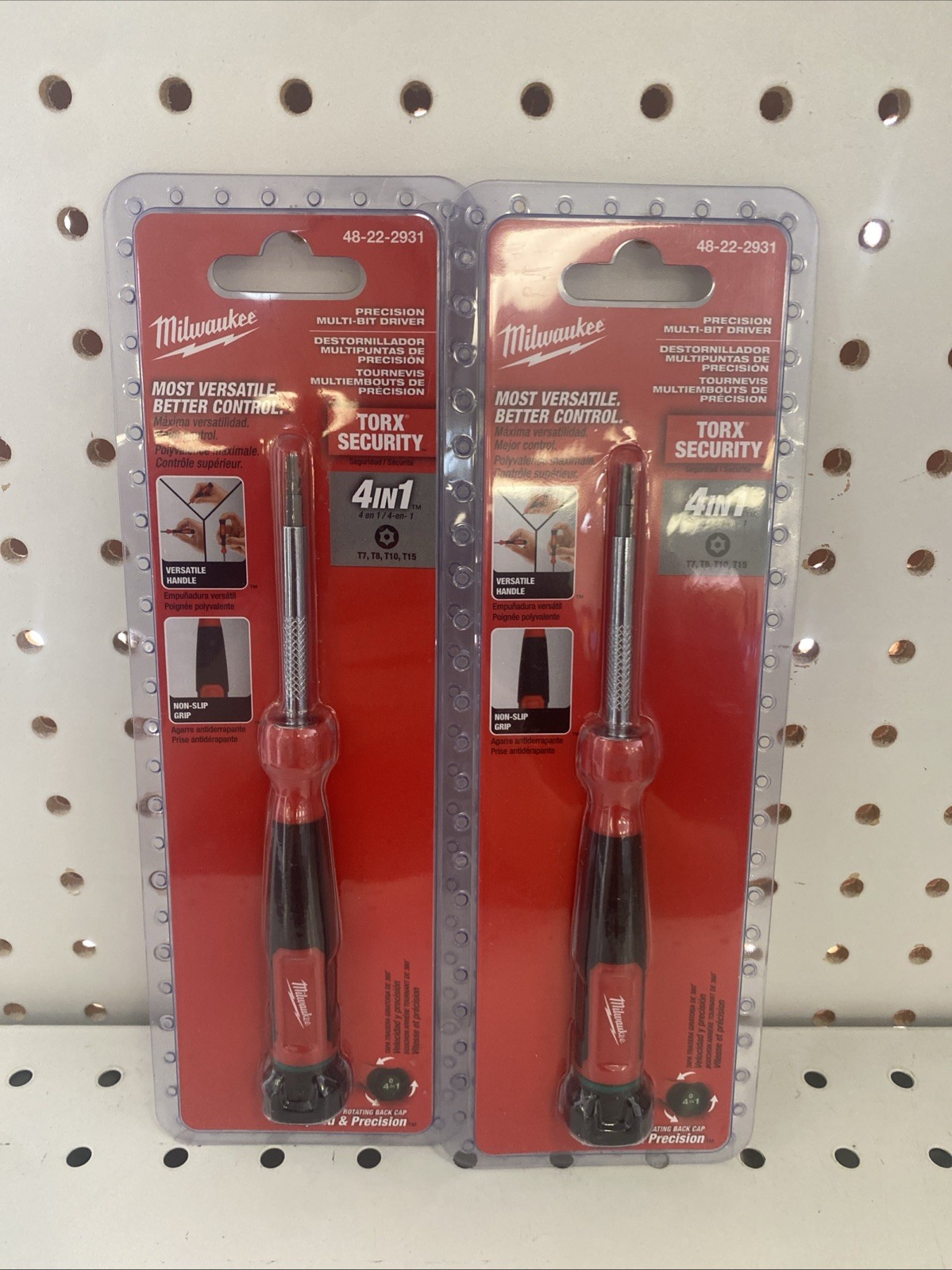 2-Milwaukee 48-22-2931 Most Versatile 4-In-1 Precision Multi-Bit Driver