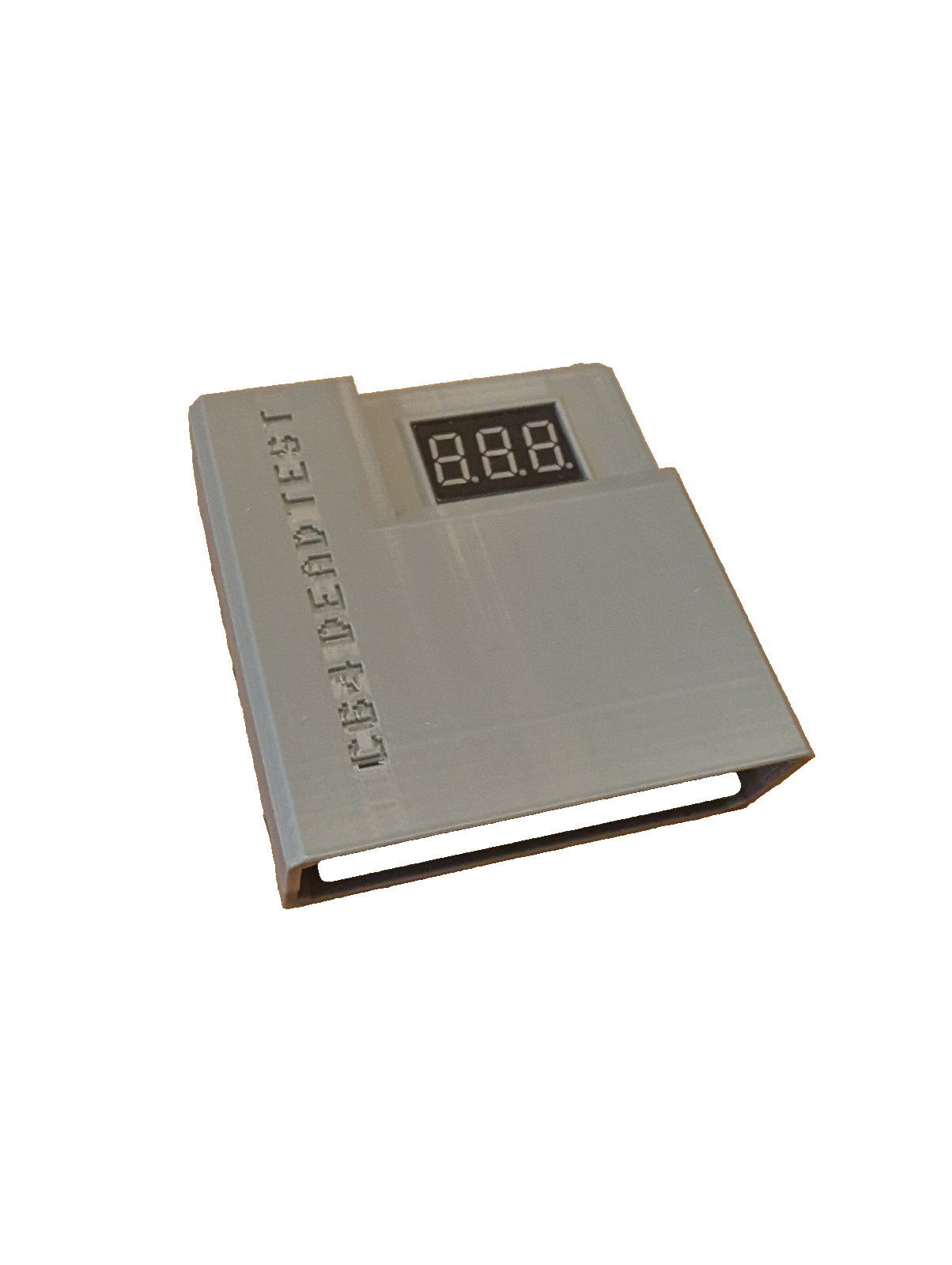 Commodore 64 Dead Test Cartridge with Voltmeter Power Display.