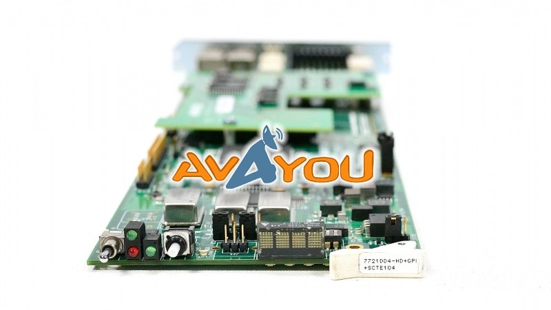 Evertz 7721DD4-HD +GPI +SCTE104 HD/SD-SDI Quad Data De-embedder +3RU for 7800FR