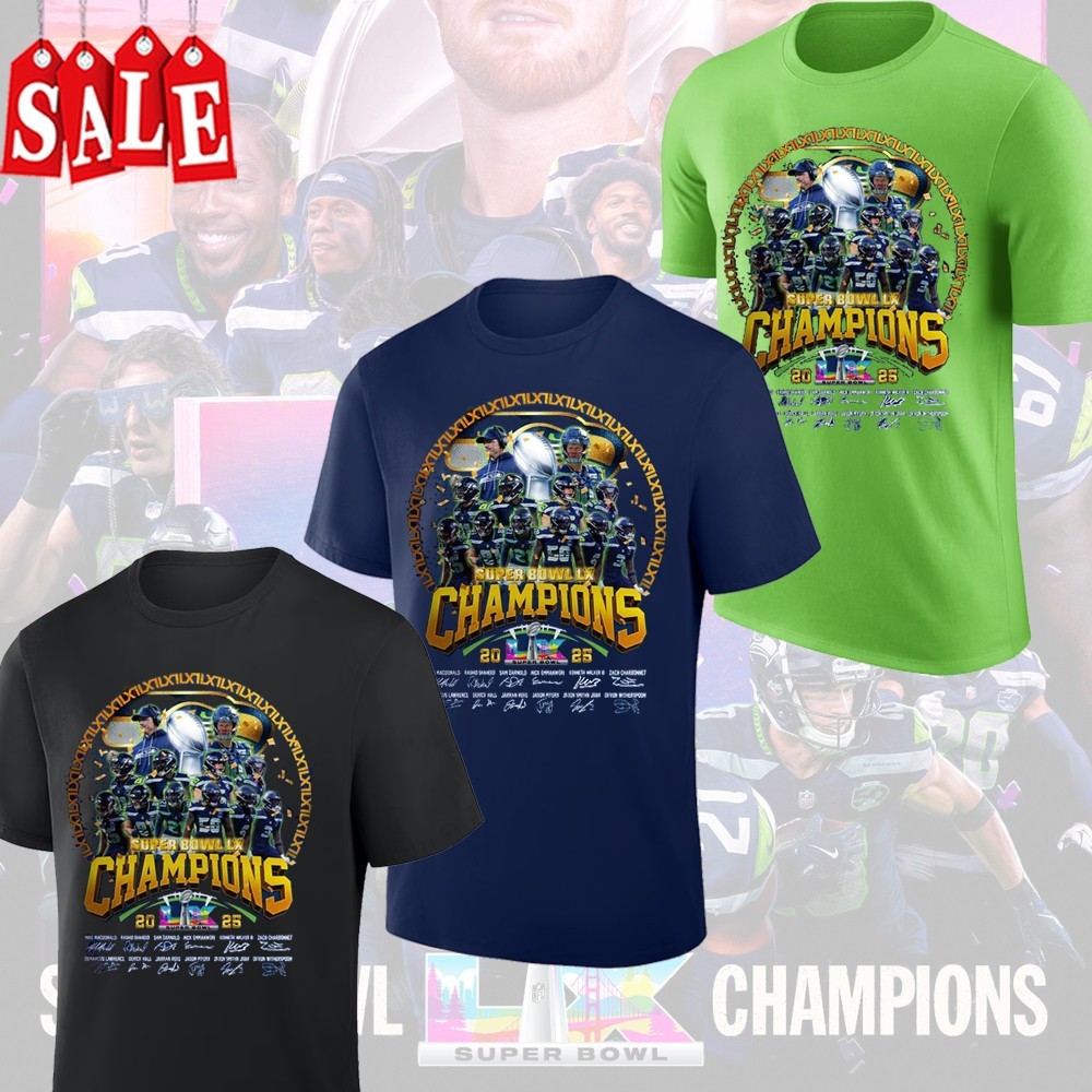 NEW - Seattle Seahawks 2026 Super Bowl LX Champions All Player Signature For Fan