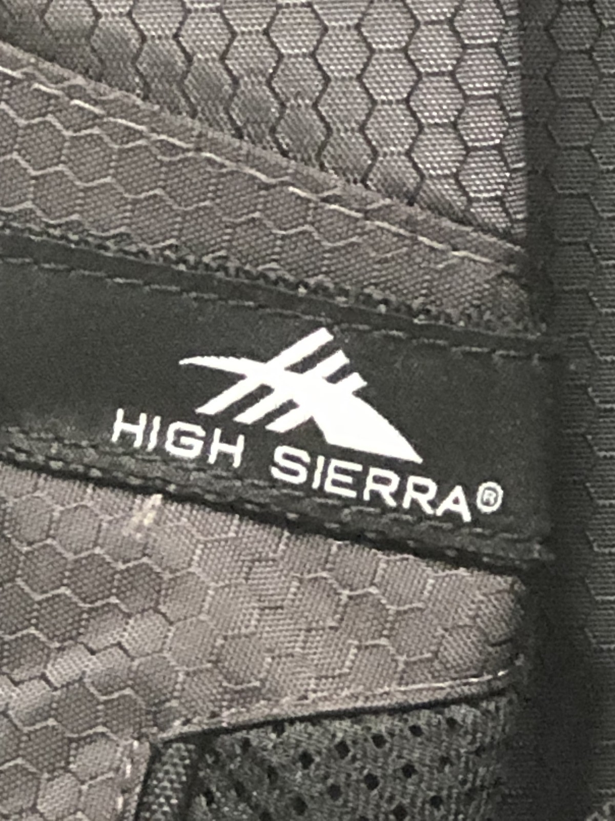 High Sierra Backpack Black Durable Adjustable Straps Travel Gear