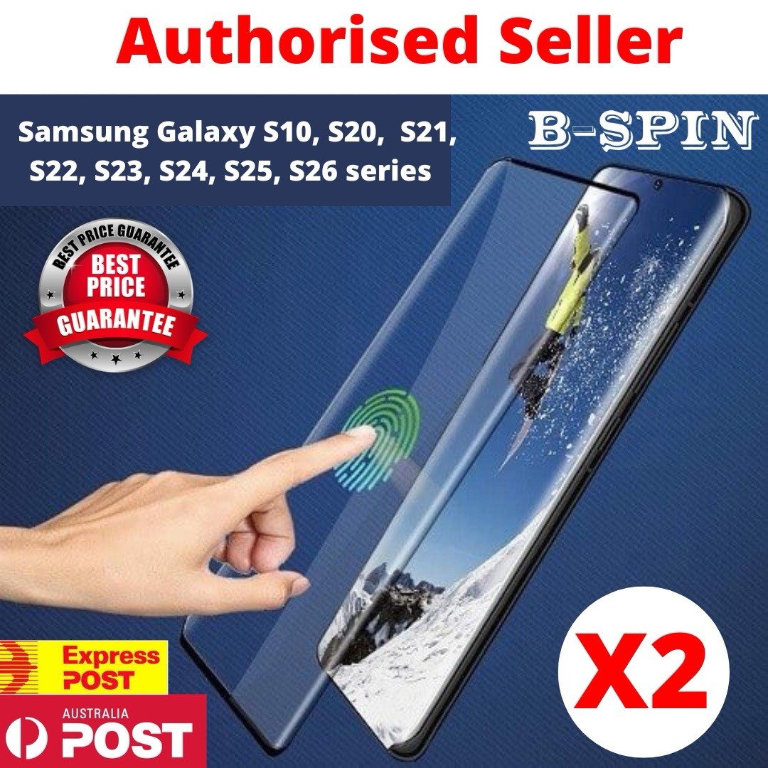 Samsung Galaxy S26 S25 S24 S23 S22 Ultra + FE 5G Tempered Glass Screen Protector