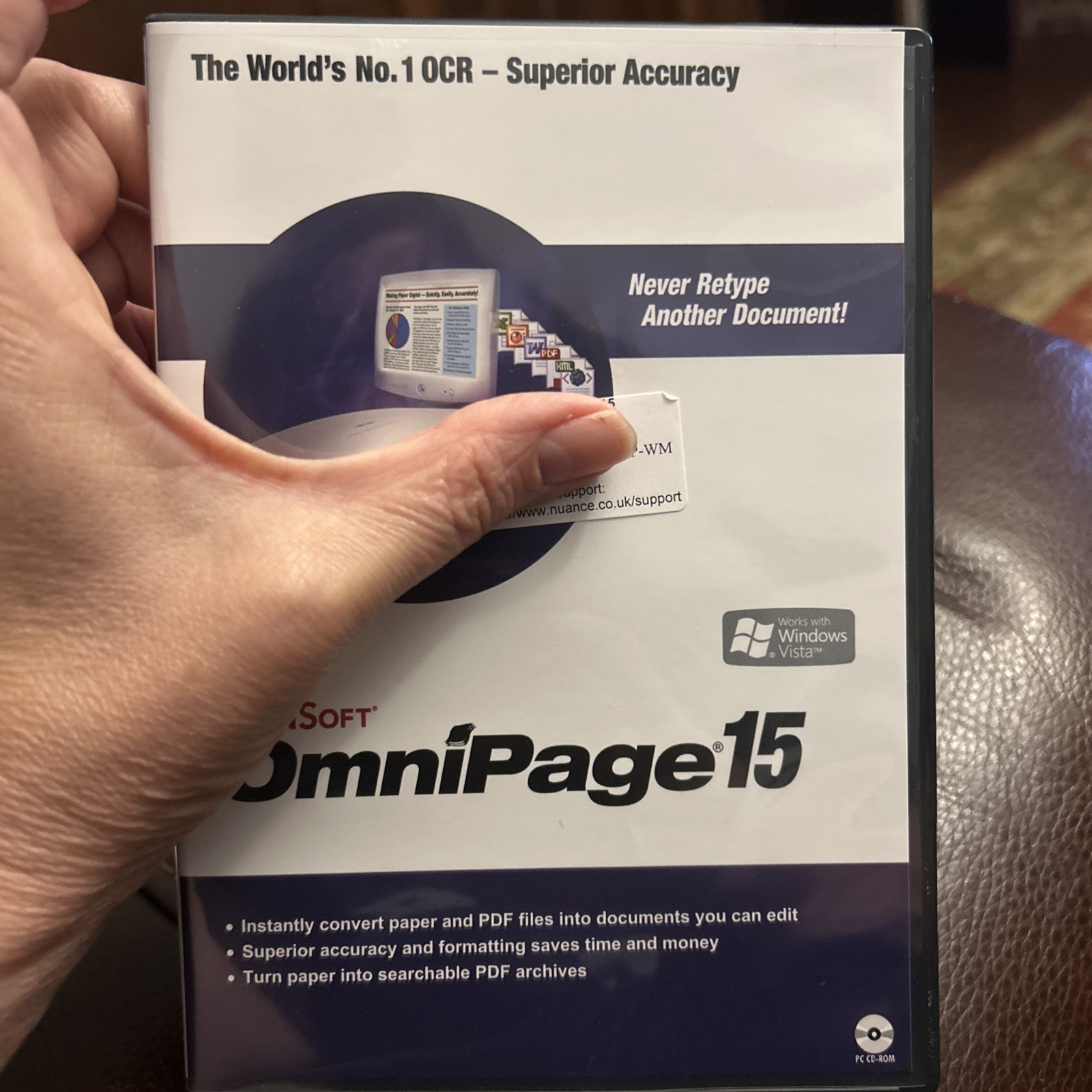SOFTWARE - ScanSoft OmniPage 15