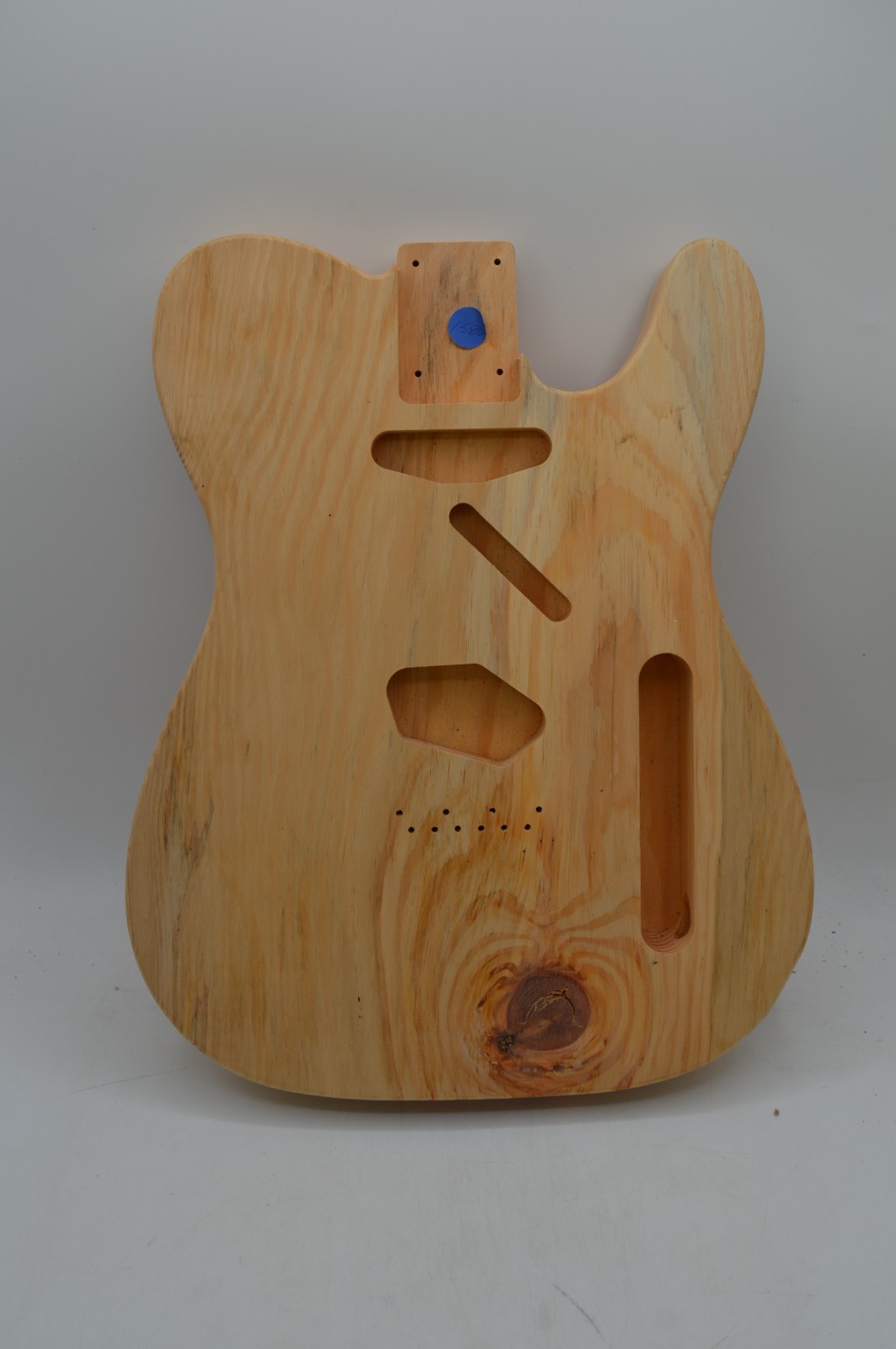 Unfinished T Style Electric Guitar Body Solid Knotty Pine Made in USA