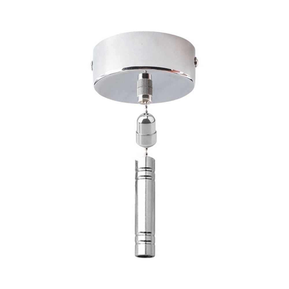 Pull Cord Switch for Light Fixtures 50cm 100cm Length Silver Metal Build