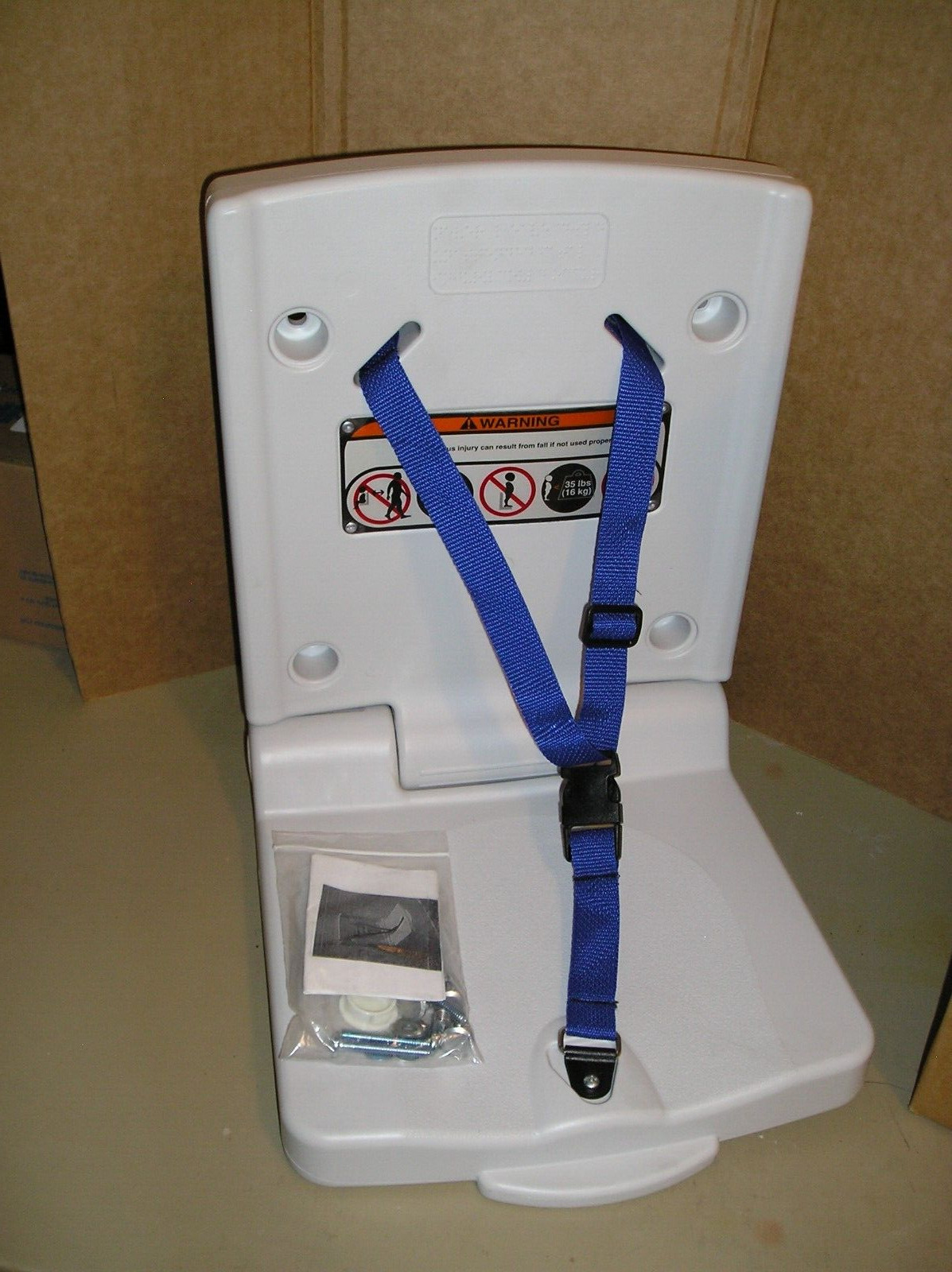 Brocar Products -- Restroom- Child Wall Seat, Vertical, Flush Mount **NEW** 4500