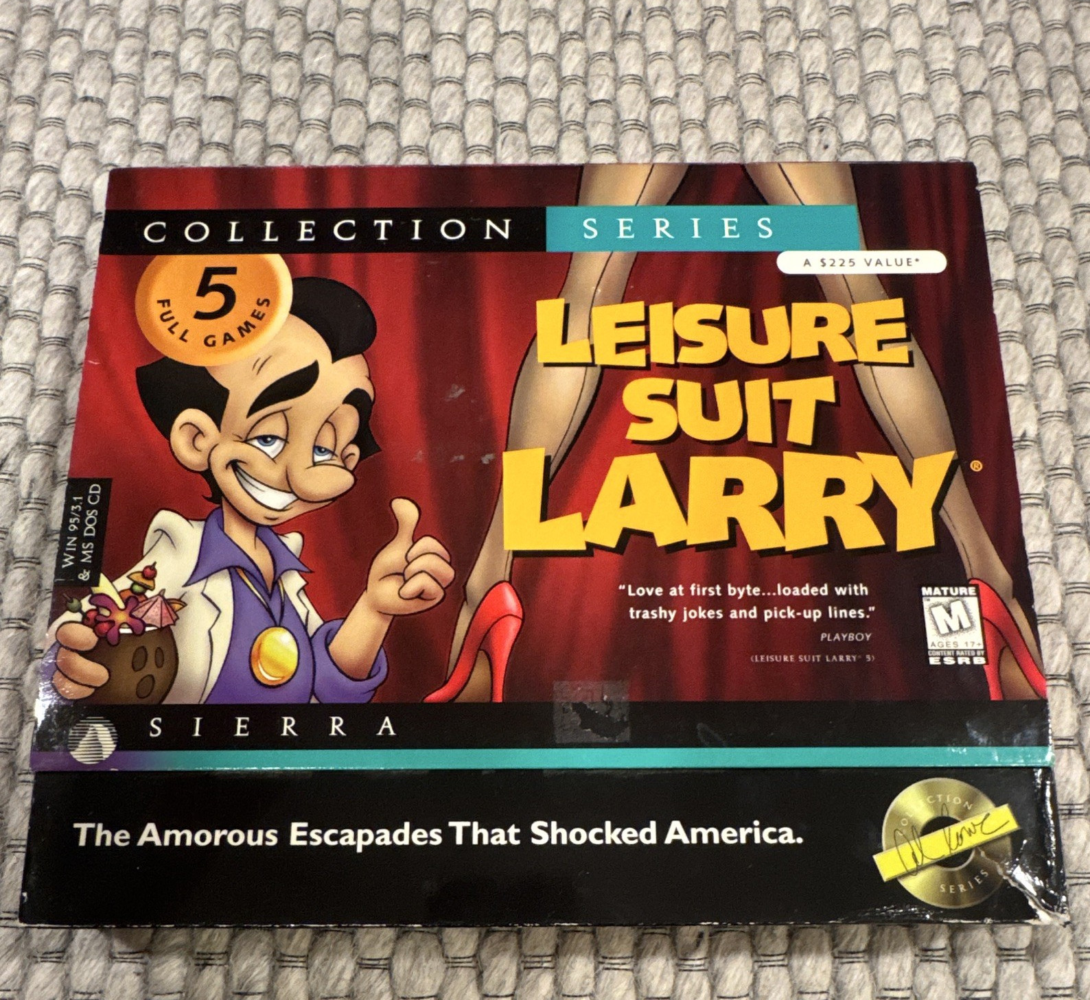 Sierra Leisure Suit Larry Collection Series PC CD-ROM 5 Games Windows 3.1/95