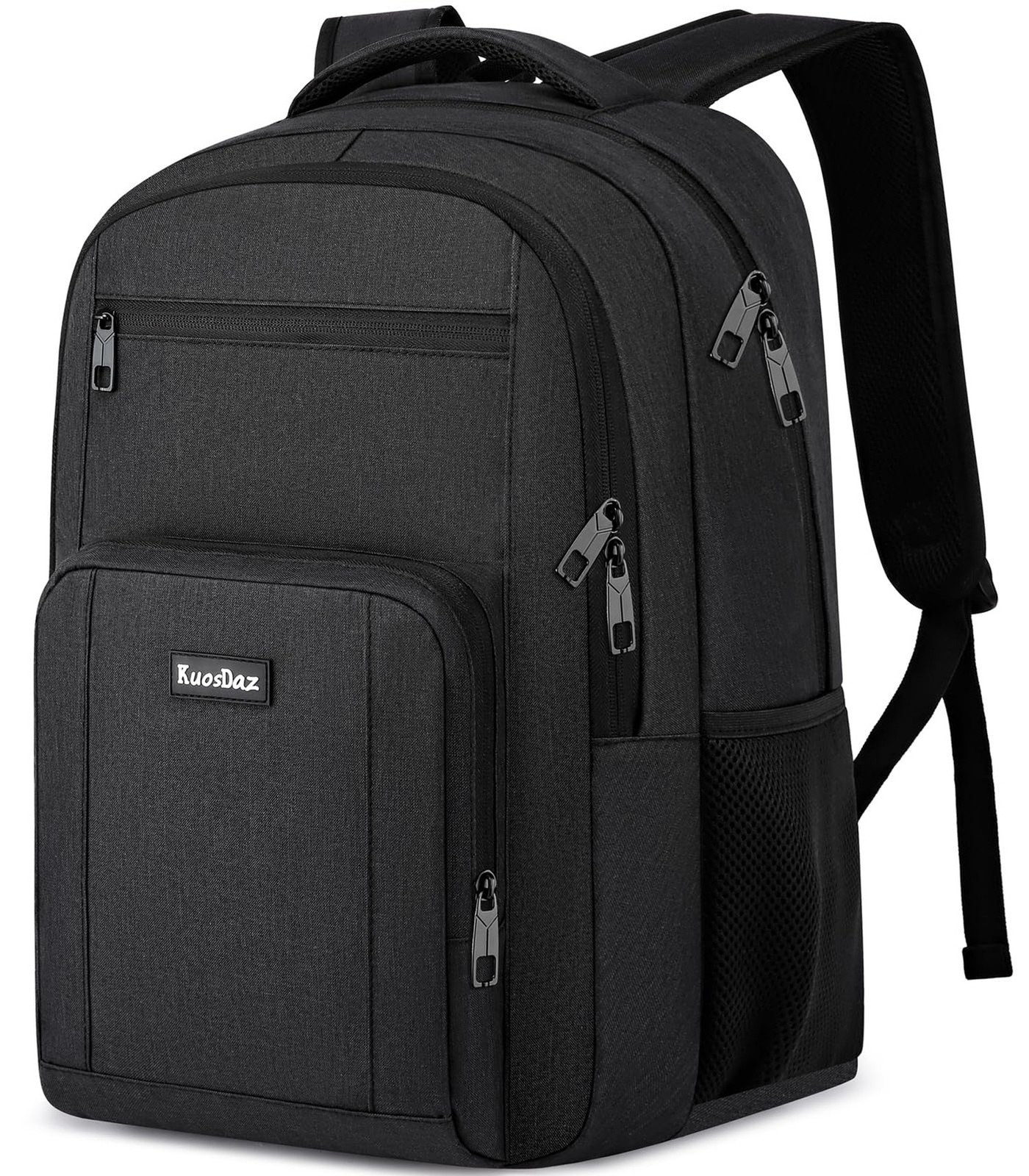 Black Backpack for Men, School Backpack for Teens Boys, High School Bookbag |...