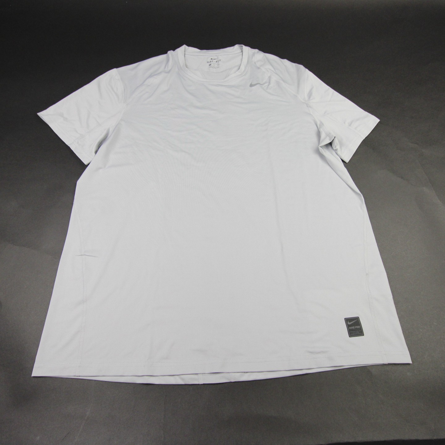 Nike Dri-Fit Short Sleeve Shirt Men's Light Gray New with Tags Multiple Sizes