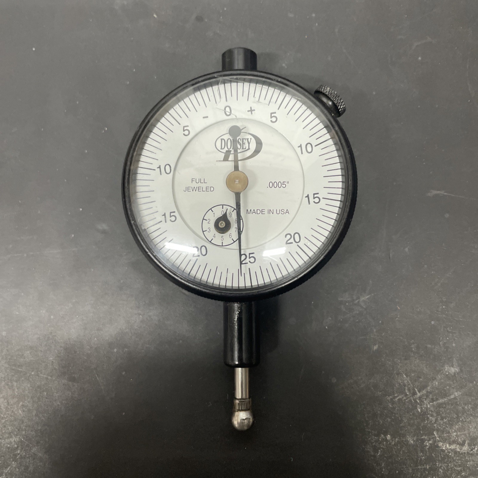Dorsey Dial Indicator. 2DM250-05/ .250” Travel/ .0005 Grads.