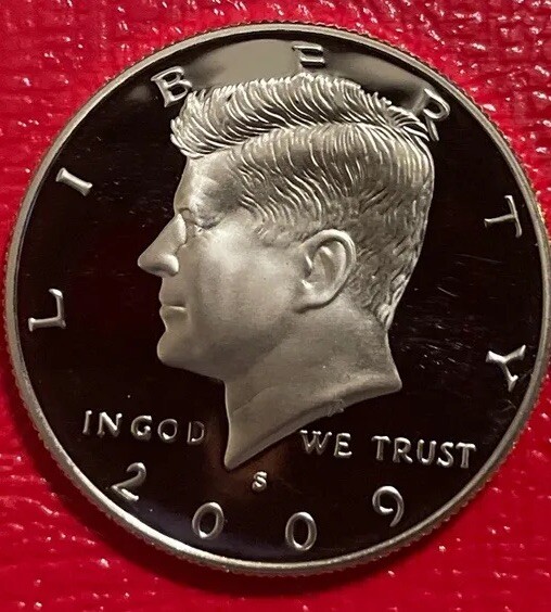 2009 S Kennedy Proof Half Dollar From US Proof Set