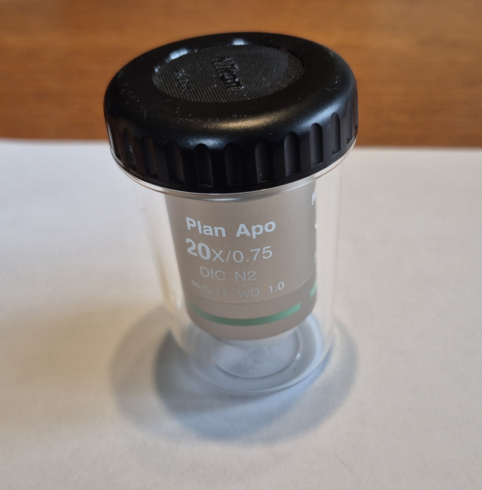 Nikon 20x Plan Apo CFI DIC N microscope objective N2 inf/0.17 NA = 0.75 MRD00201