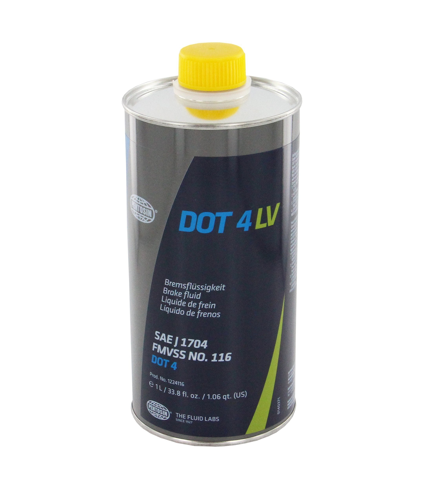 Pentosin 1224116 DOT 4 LV Low Viscosity Brake Fluid SAE J 1704 1 Liter (1 Pack)