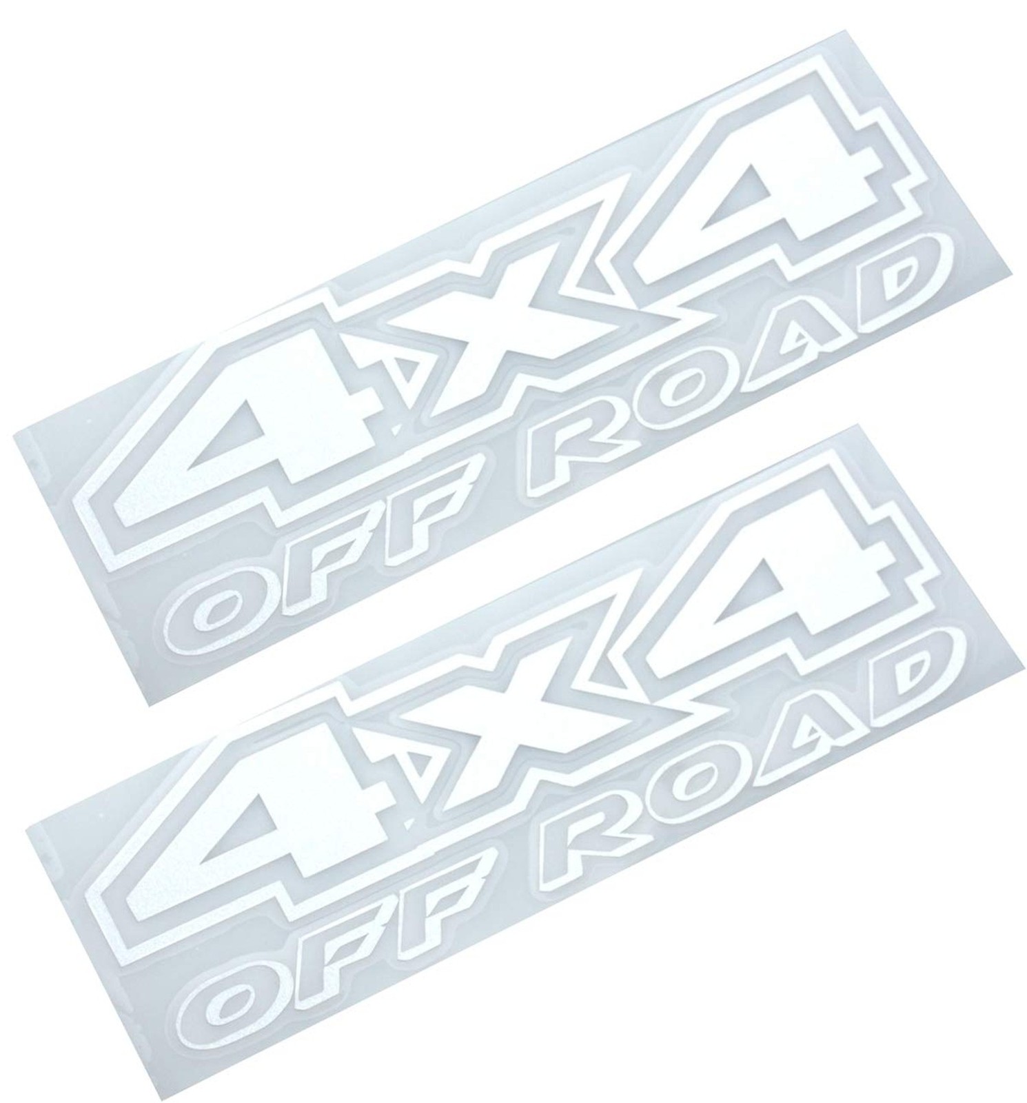 2pcs 4x4 Offroad Decals, Brushed Print Effect Black Vinyl Replacement Sticker...