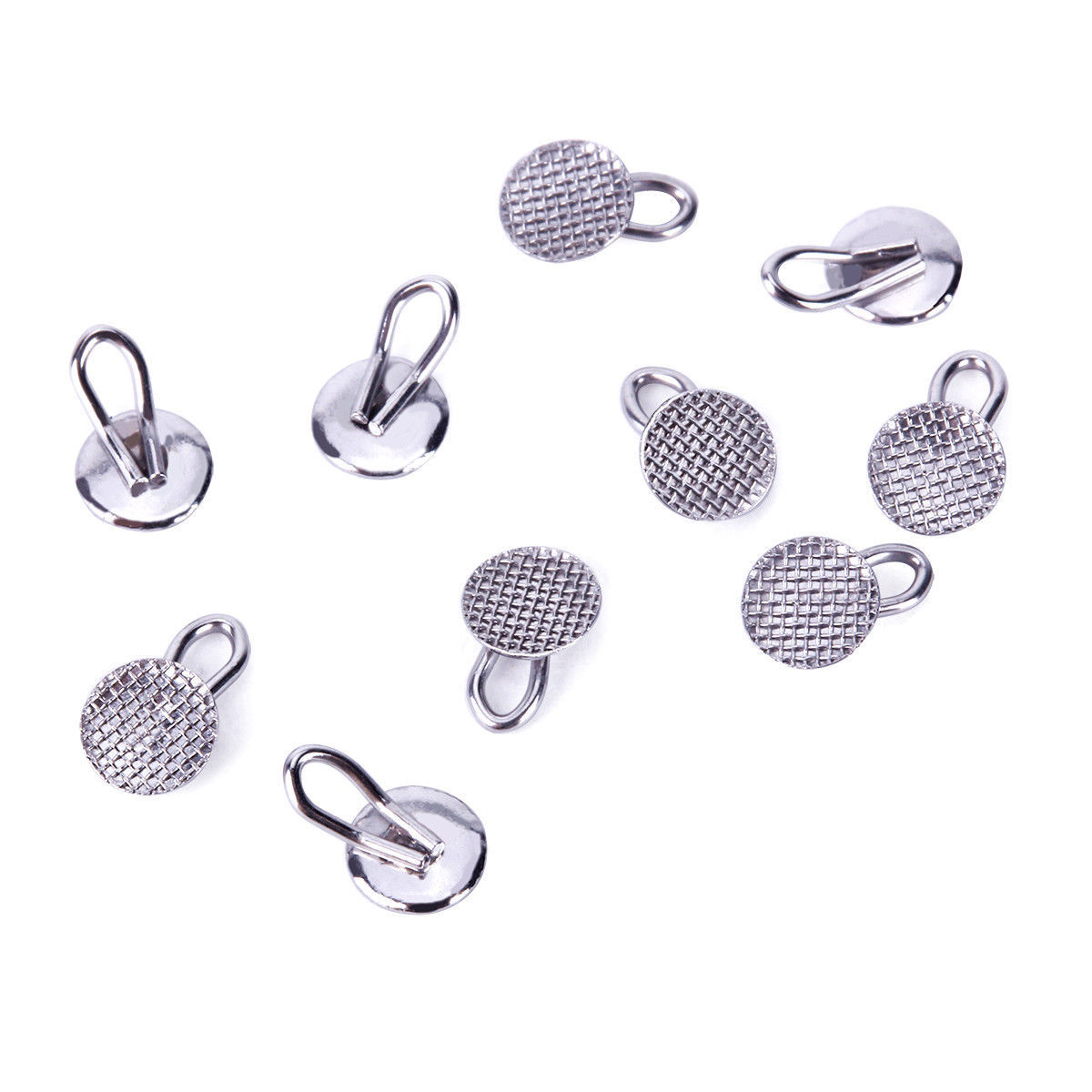 50 Pcs Dental Orthodontics Traction Hook Round Type Inside Oral Cavity Parts