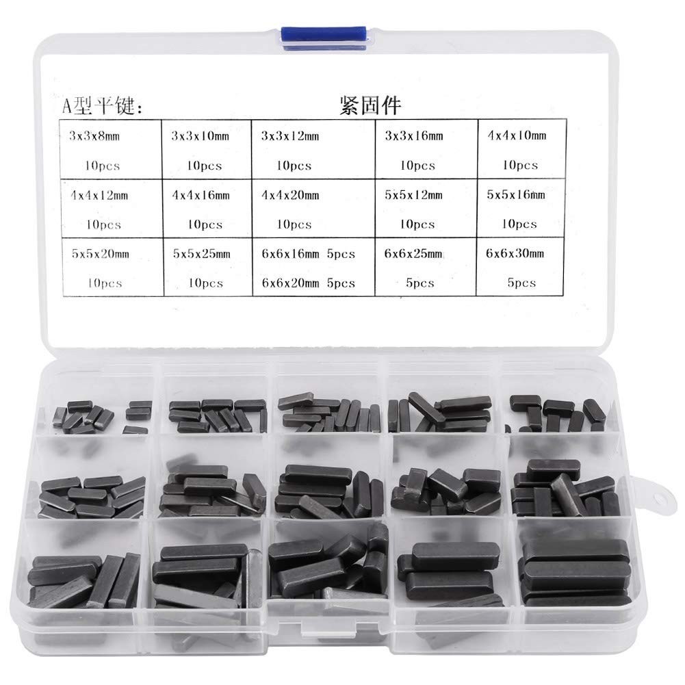 Parallel Square Stock Key, Shaft Feather Key, Key Stock Assortment, Parallel Dri