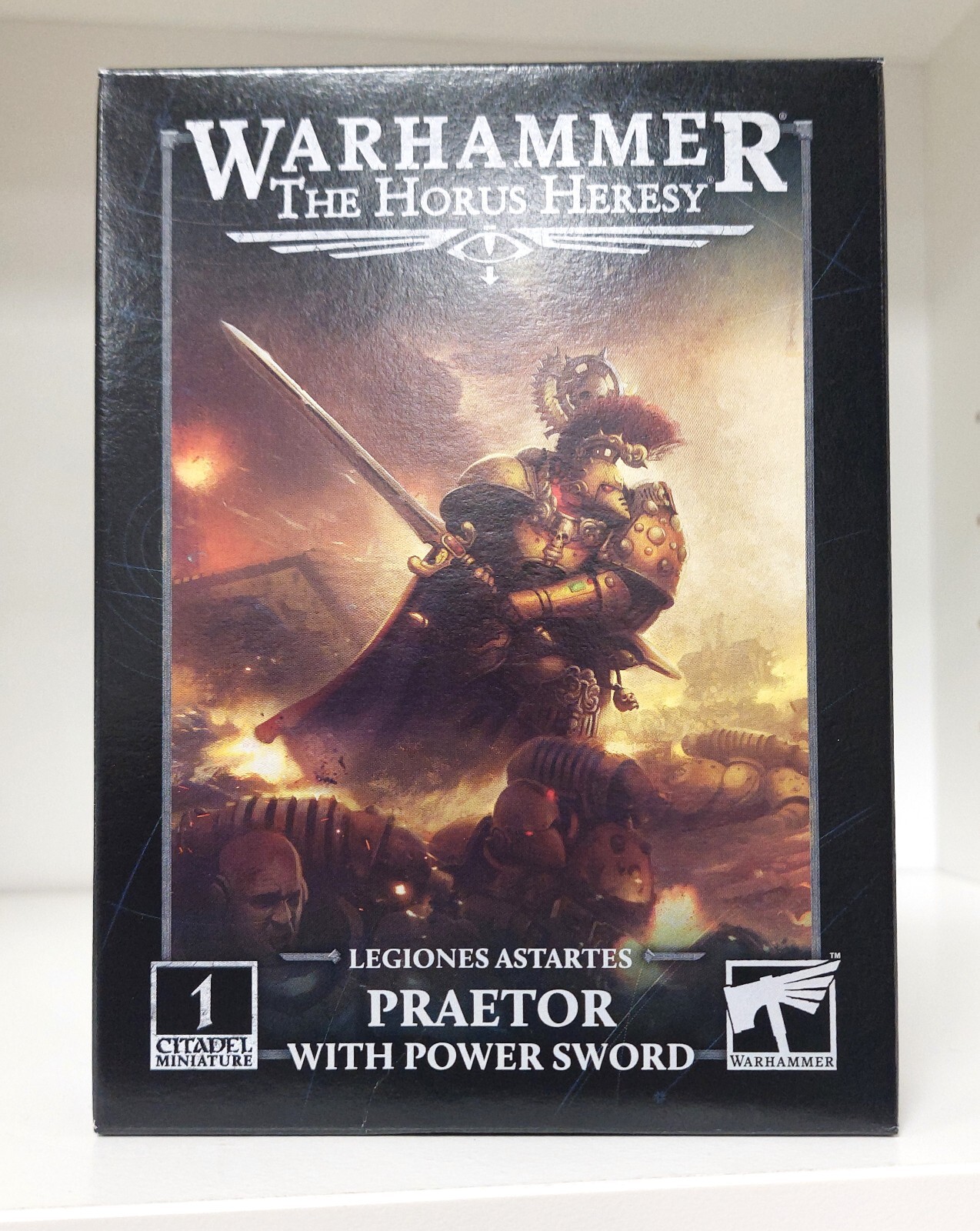 Warhammer Horus Heresy Praetor With Power Sword Single Bits