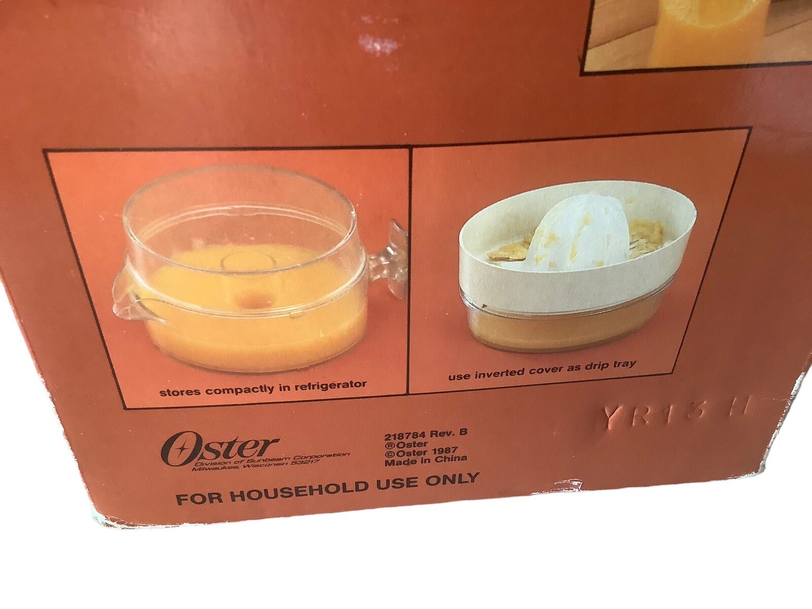 Vintage OSTER 4100-06 Automatic Electric Citrus Juicer 1987