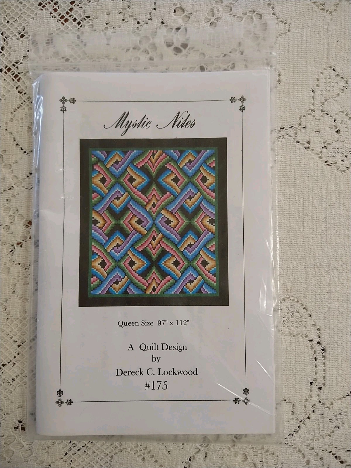 Lockwood Enterprises "Mystic Nites" #175 Queen 97"x112" Quilt Pattern