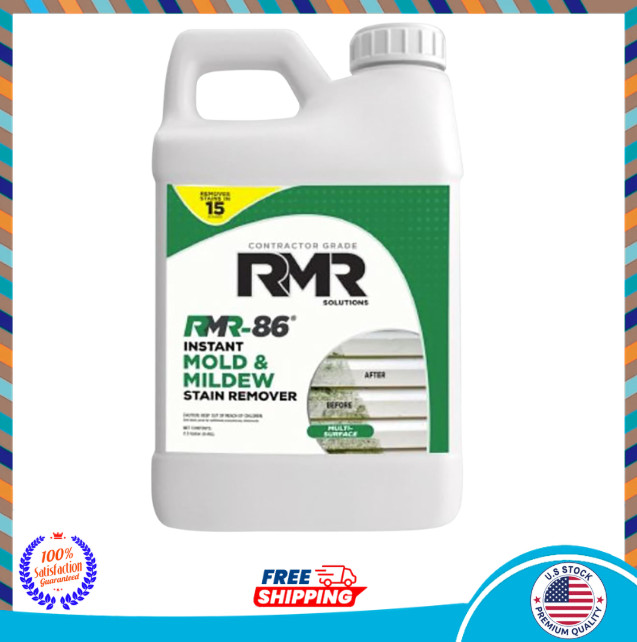 RMR-86 Instant Mold & Mildew Stain Remover Spray, Scrub-Free Formula, 2.5 Gal