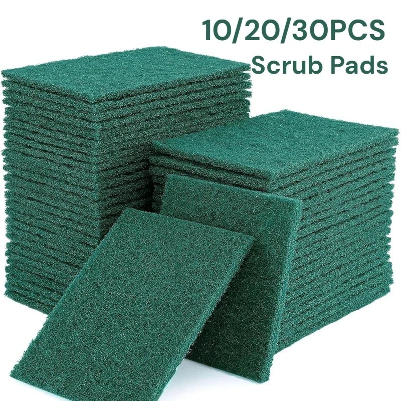 30pcs Scrub Pads Household Kitchen Oil Removal Dishwashing Pads - NEW