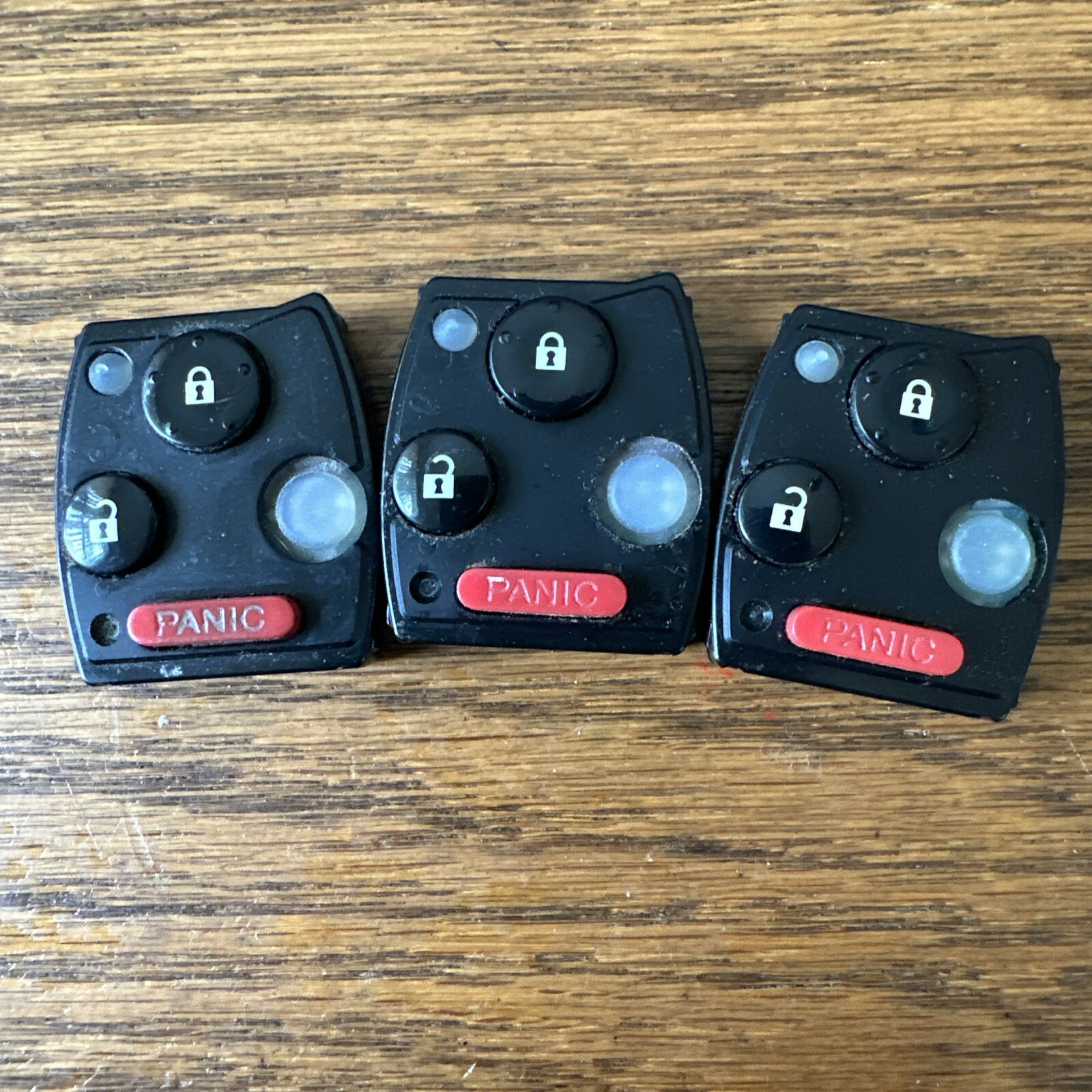 LOT OF 3 OEM Honda CR-V CR-Z FIT Keyless Remote Head Combo PODS 3-BTN MLBHLIK-1T