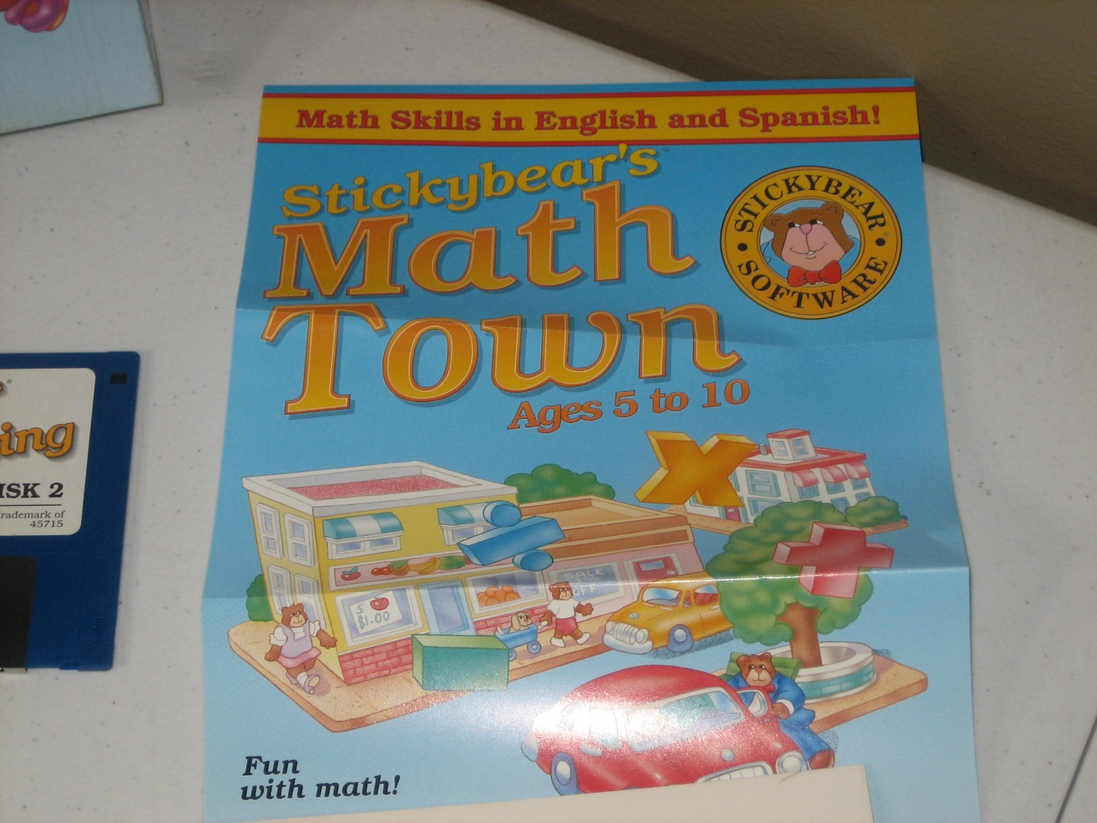 Vintage Stickybear's EARLY LEARNING AGES 2-6 Mac Software - Floppy Disc Big Box