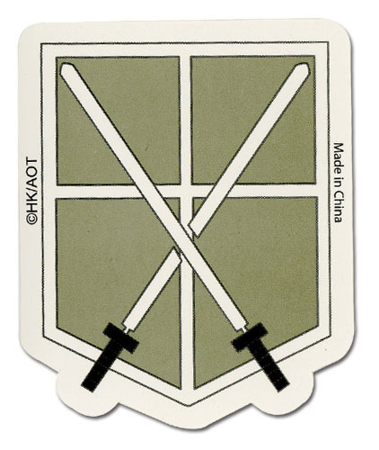 ATTACK ON TITAN 2 to 3" Sticker