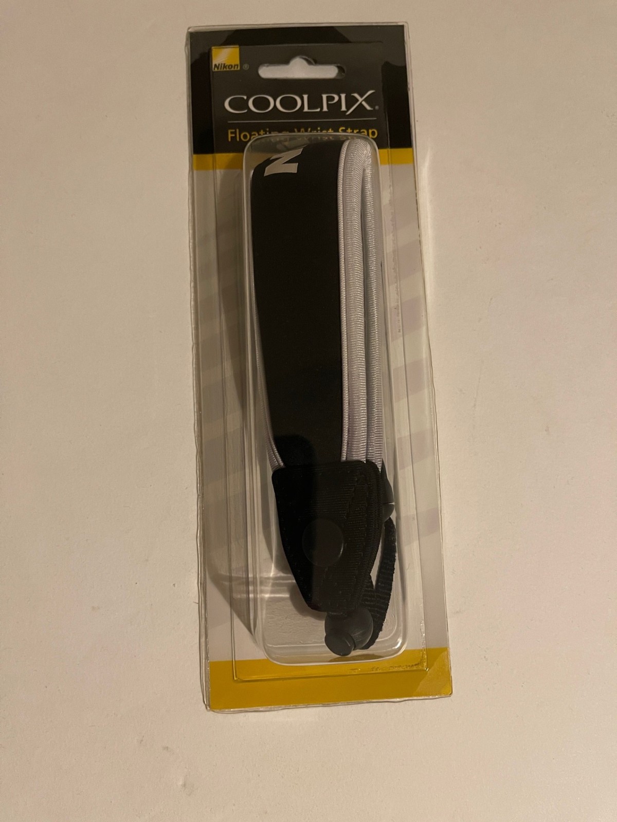 New Nikon Coolpix Floating Wrist Strap Black White New