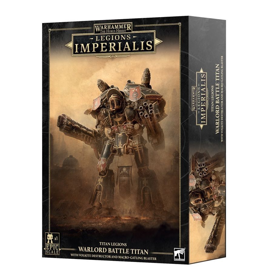 Warhammer, Legions Imperialis: Warlord Titan w/ Volkite & Blaster (Preorder)