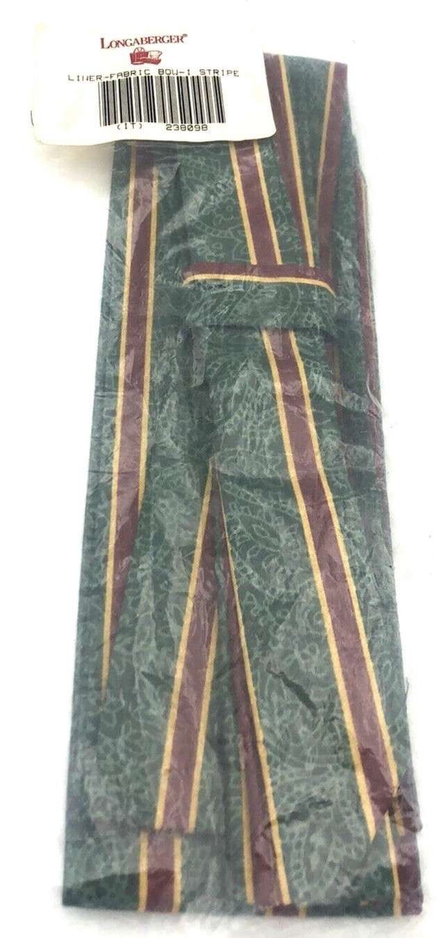 Longaberger Fabric Bow - Imperial Stripe