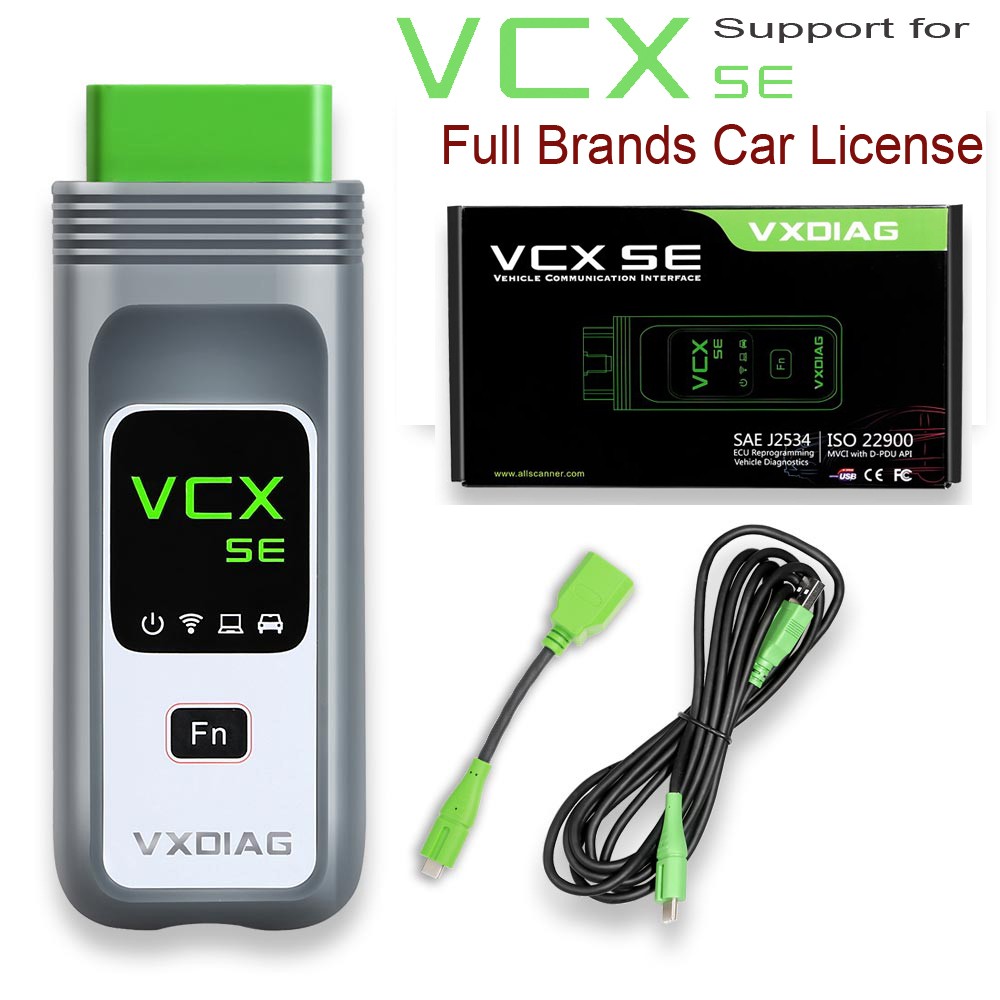 VXDIAG VCX SE DOIP Hardware with Full Brand 11 In 1 Licence OBD2 Diagnostic Tool