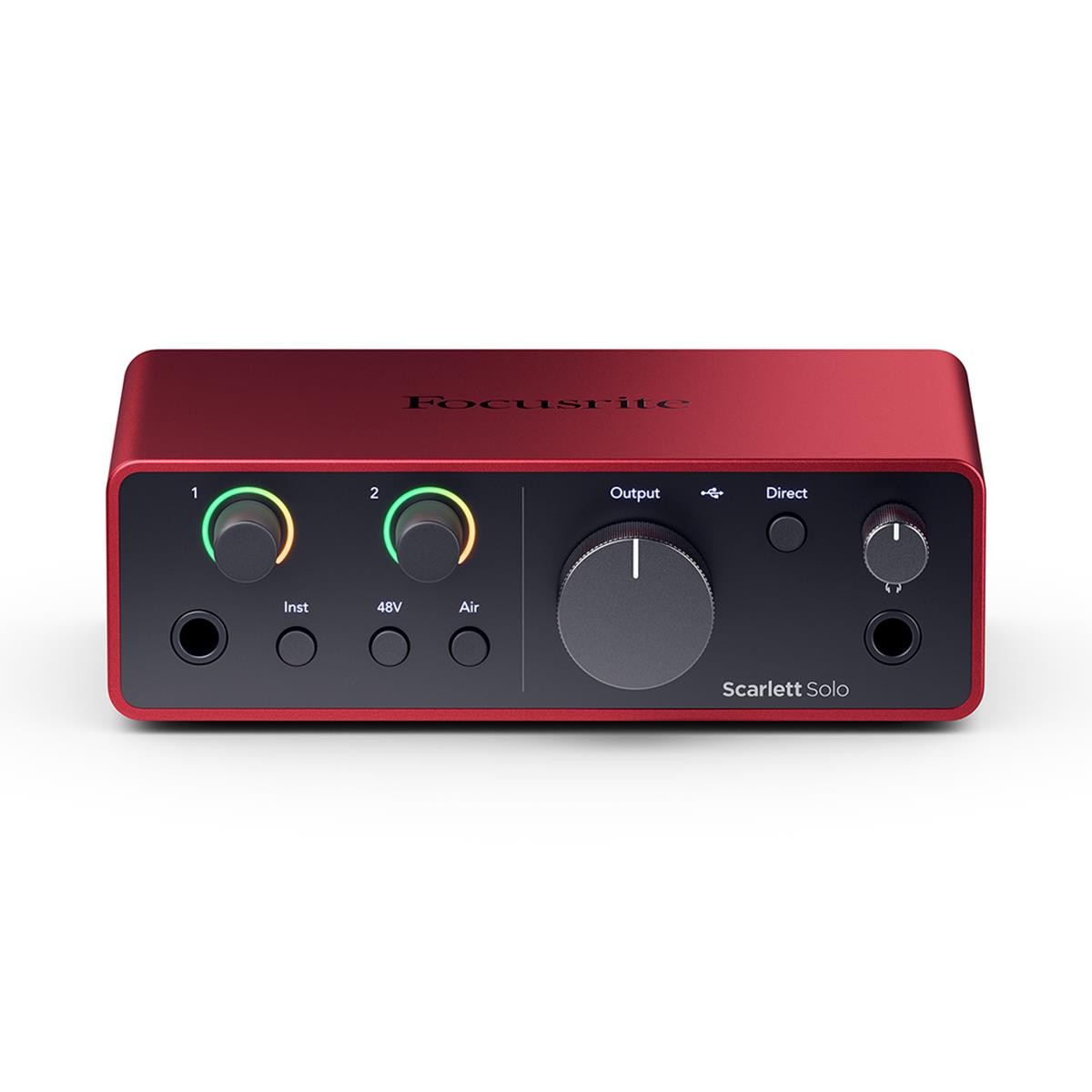 Focusrite Scarlett Solo 4th Gen USB Audio Interface & Software, Bundle with Clos