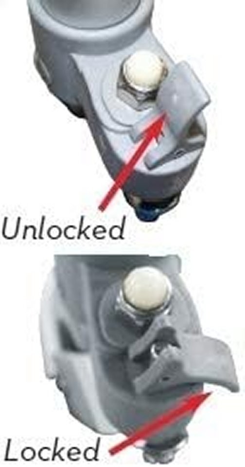 Swivel/Lock Walker 5" Front Wheels with Flexfit Walker Ski Glides 5-Inch Wheel
