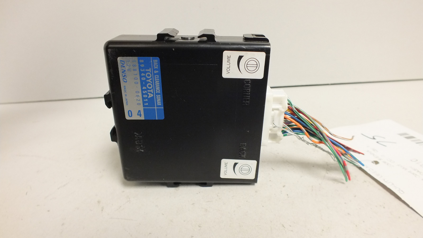 06 07 2006 TOYOTA SIENNA BACK & CLEARANCE WARNING CONTROL MODULE 89340-45011 #75