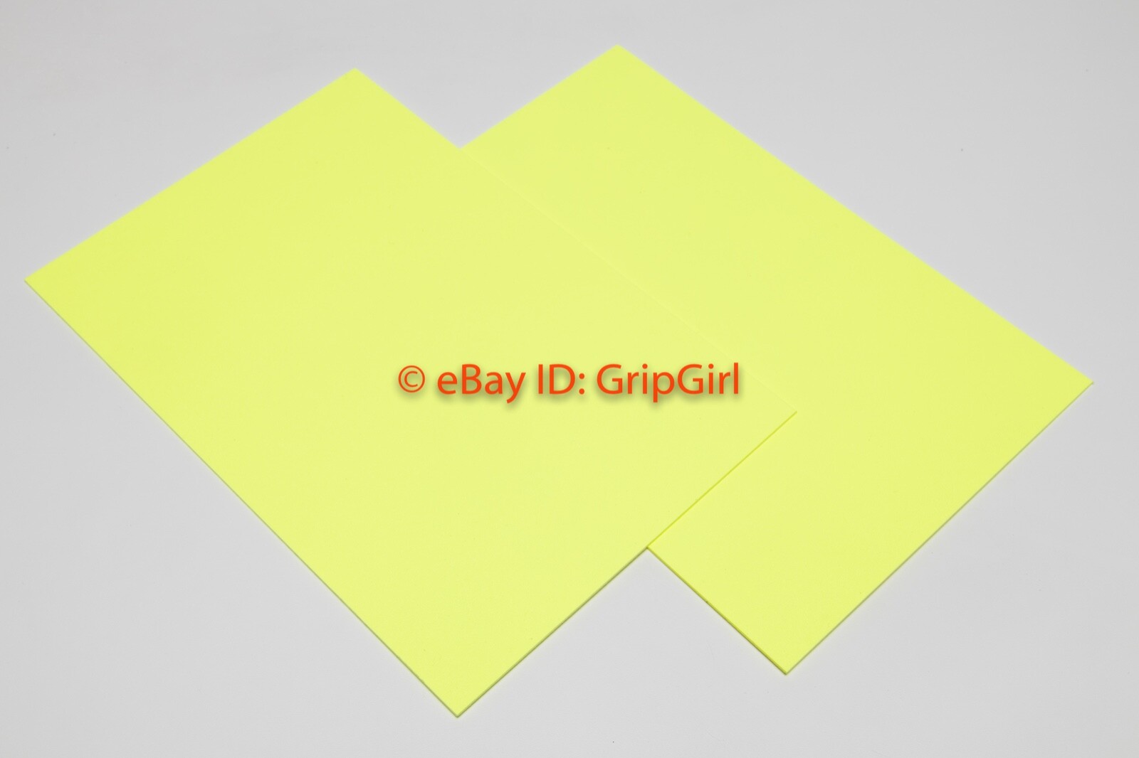 2x Sheets 8x12" Safety Yellow .08 Kydex T Custom DIY Gun Holster/Sheath Material