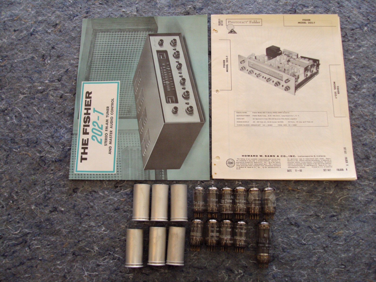 Fisher 202-T Stereo Tubes Tuner Preamp
