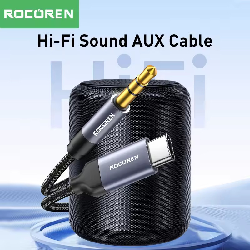USB-C to AUX 3.5mm Cable Cord Audio Music Adapter For iPhone 15 16 Pro Max Plus