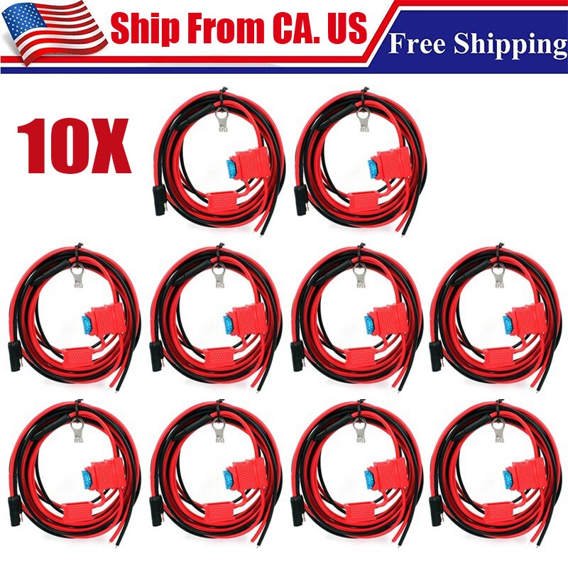 10PCS DC Power Cable HKN4137A for Motorola GM300 GM388 GM3188 GM950 GM3688 Radio
