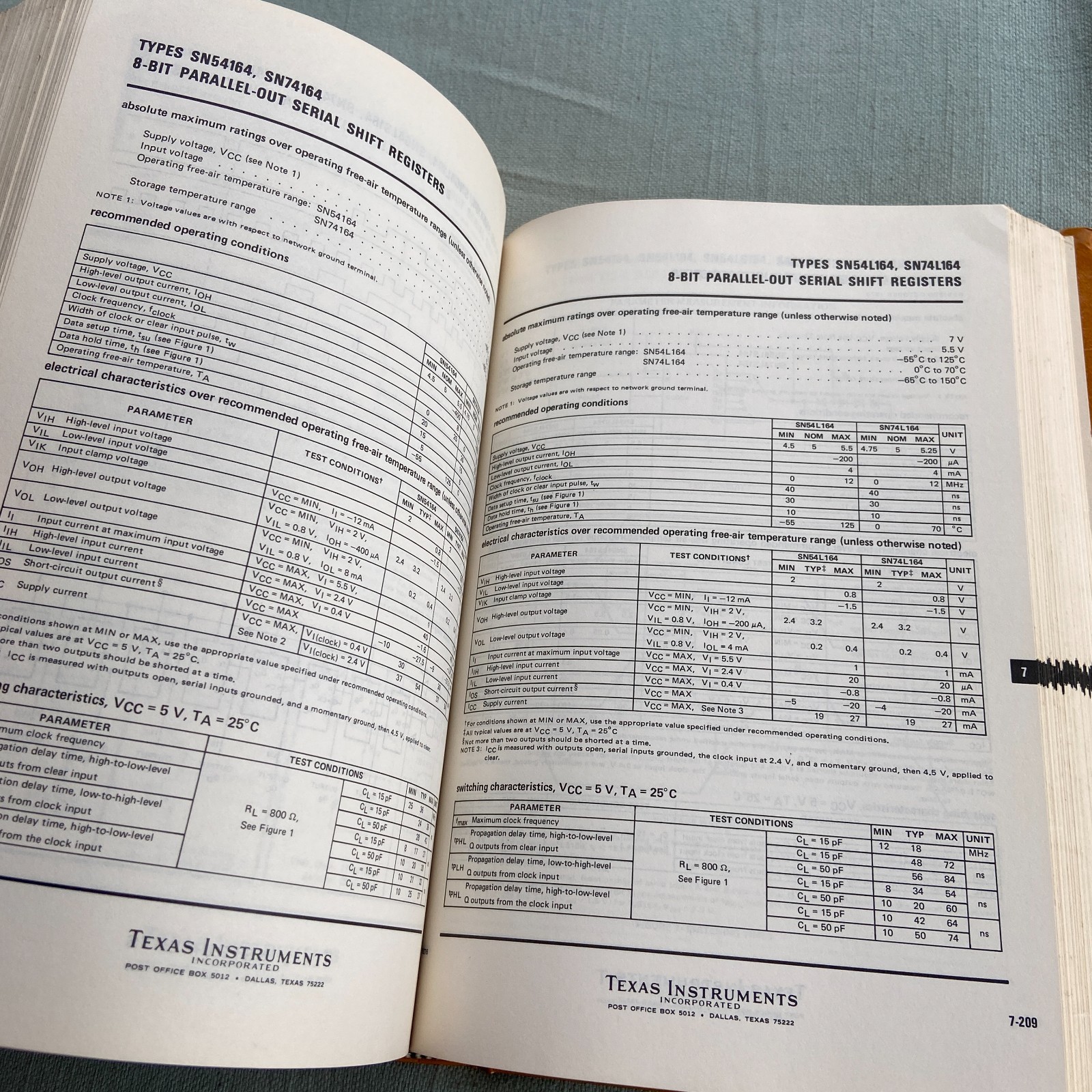 Book Lot Texas Instruments TTL Data 2nd Ed. Supplement Circuits Interface Linear