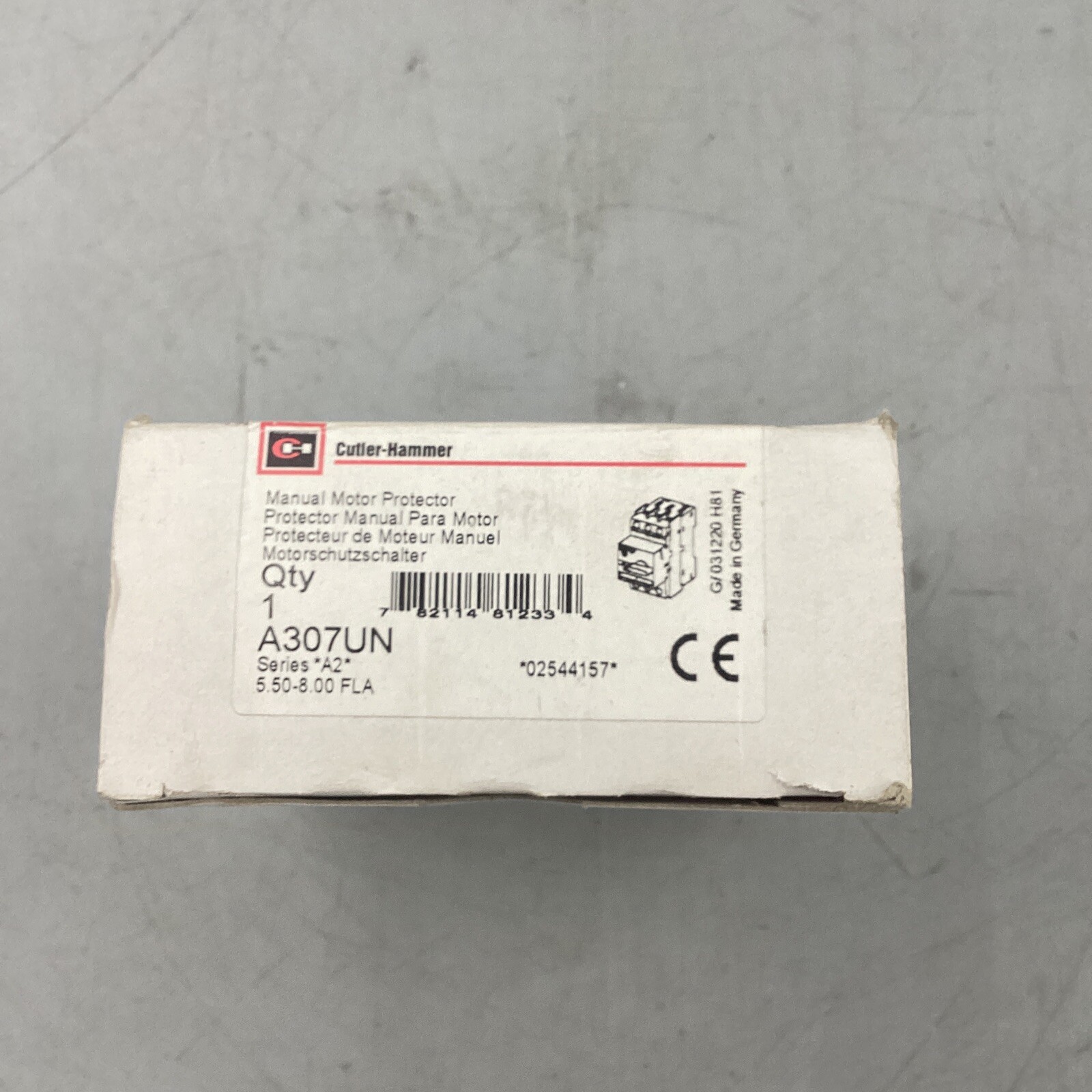 HOUSTON STOCK NEW EATON A307UN MANUAL MOTOR STARTER 230V FREE 2 DAY AIR SHIPPING