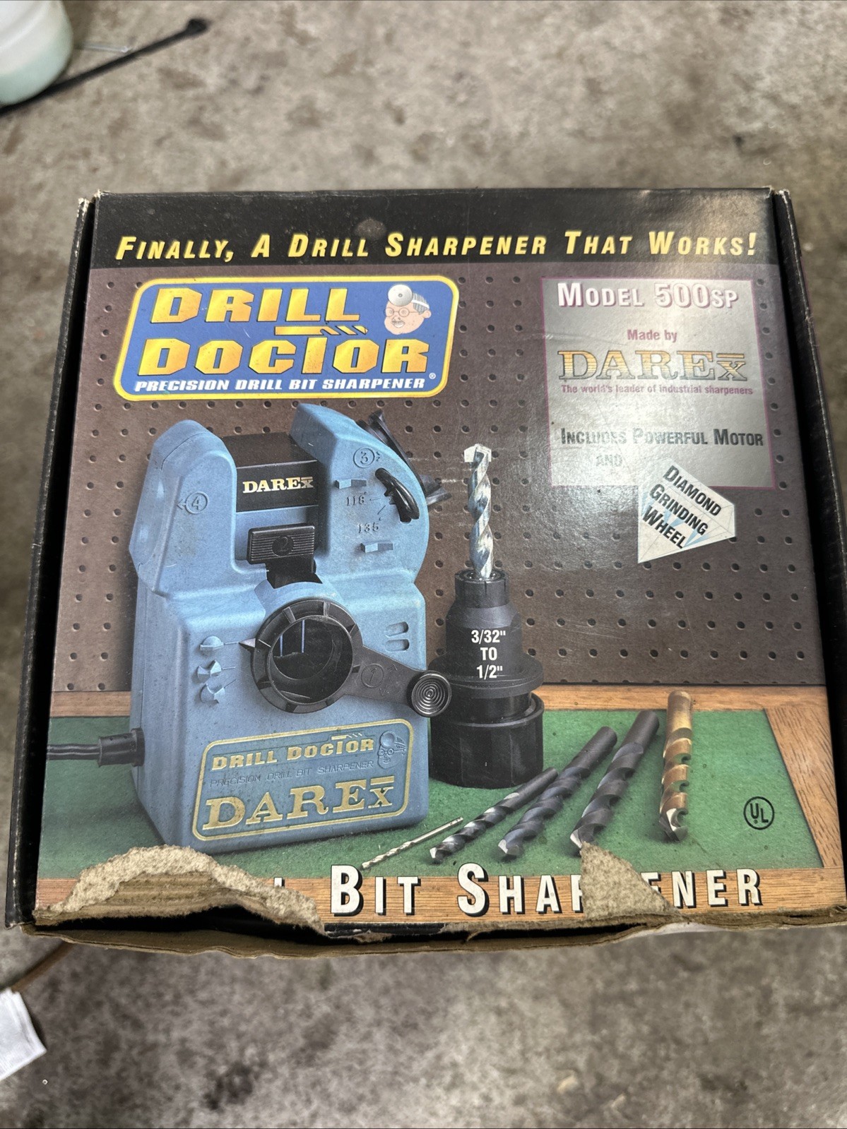 Drill Doctor Model DD500SP DD750SP Tradesman Drill Bit Sharpening Machine